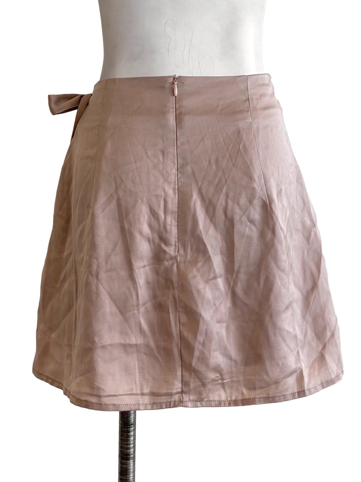 Champagne Beige Ribbon Skorts