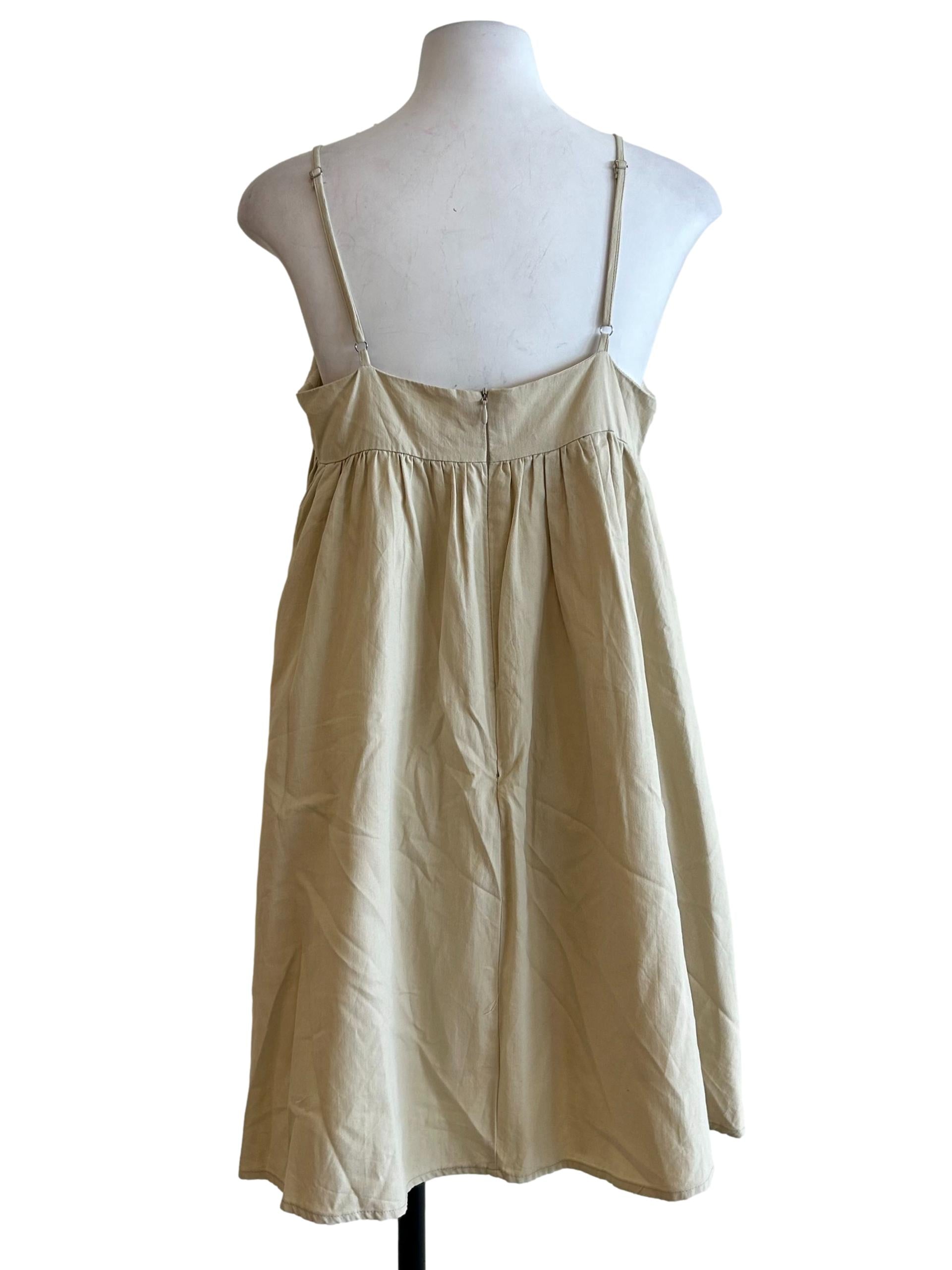 Pistachio Green Pleated Apron Dress