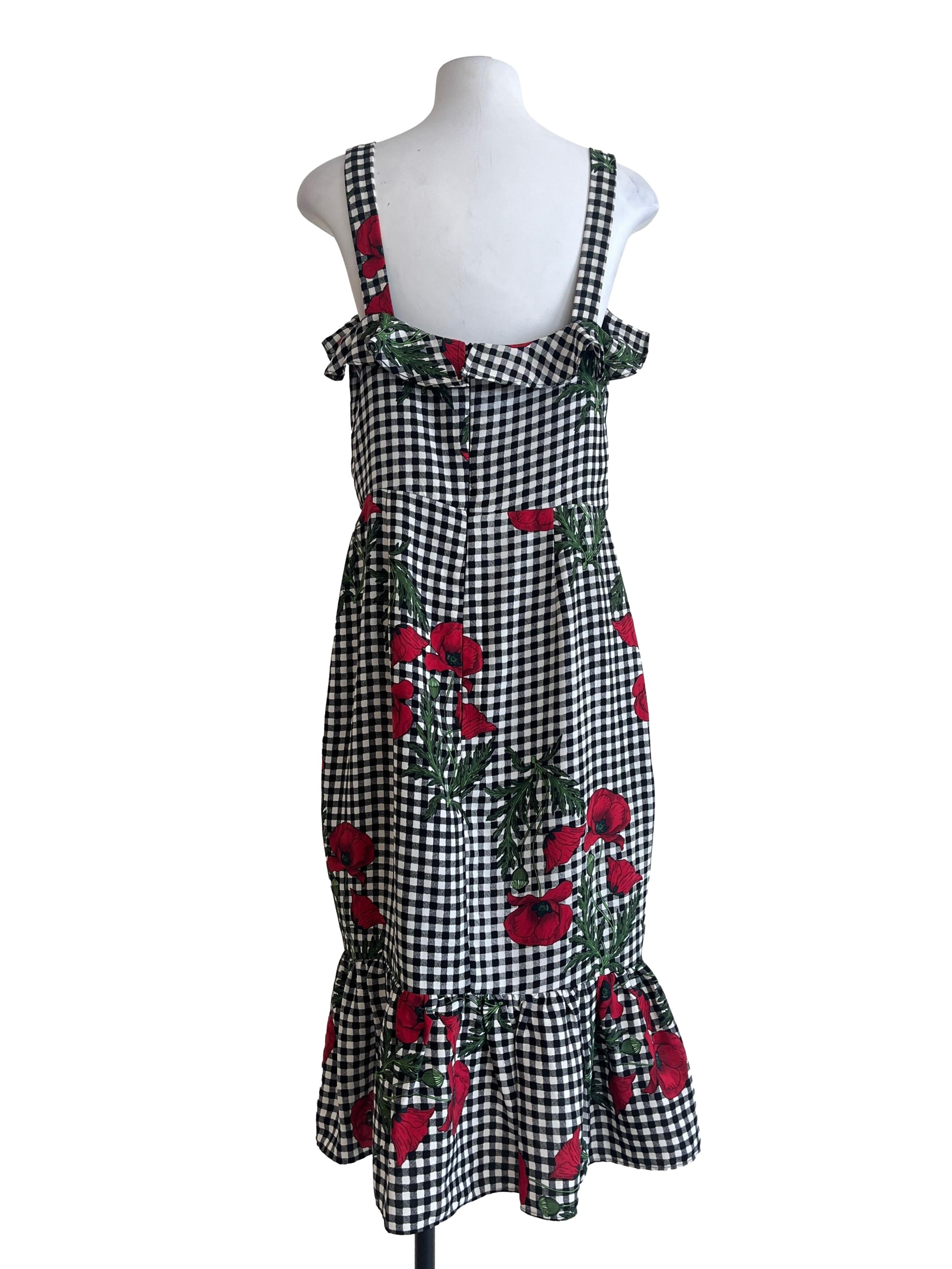 Pitch Black Straight Across Drop Waist Dress