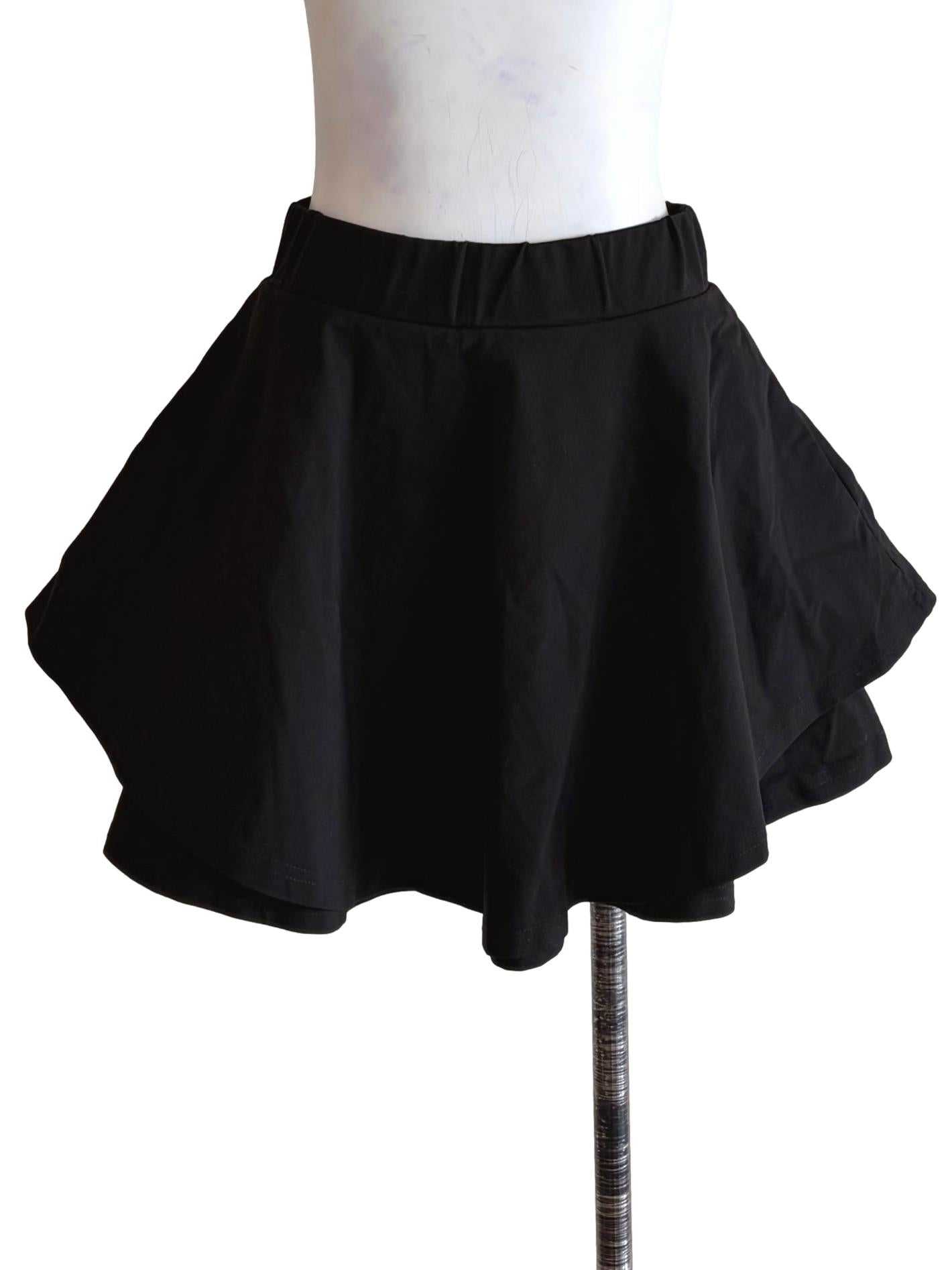 Jade Black Skorts