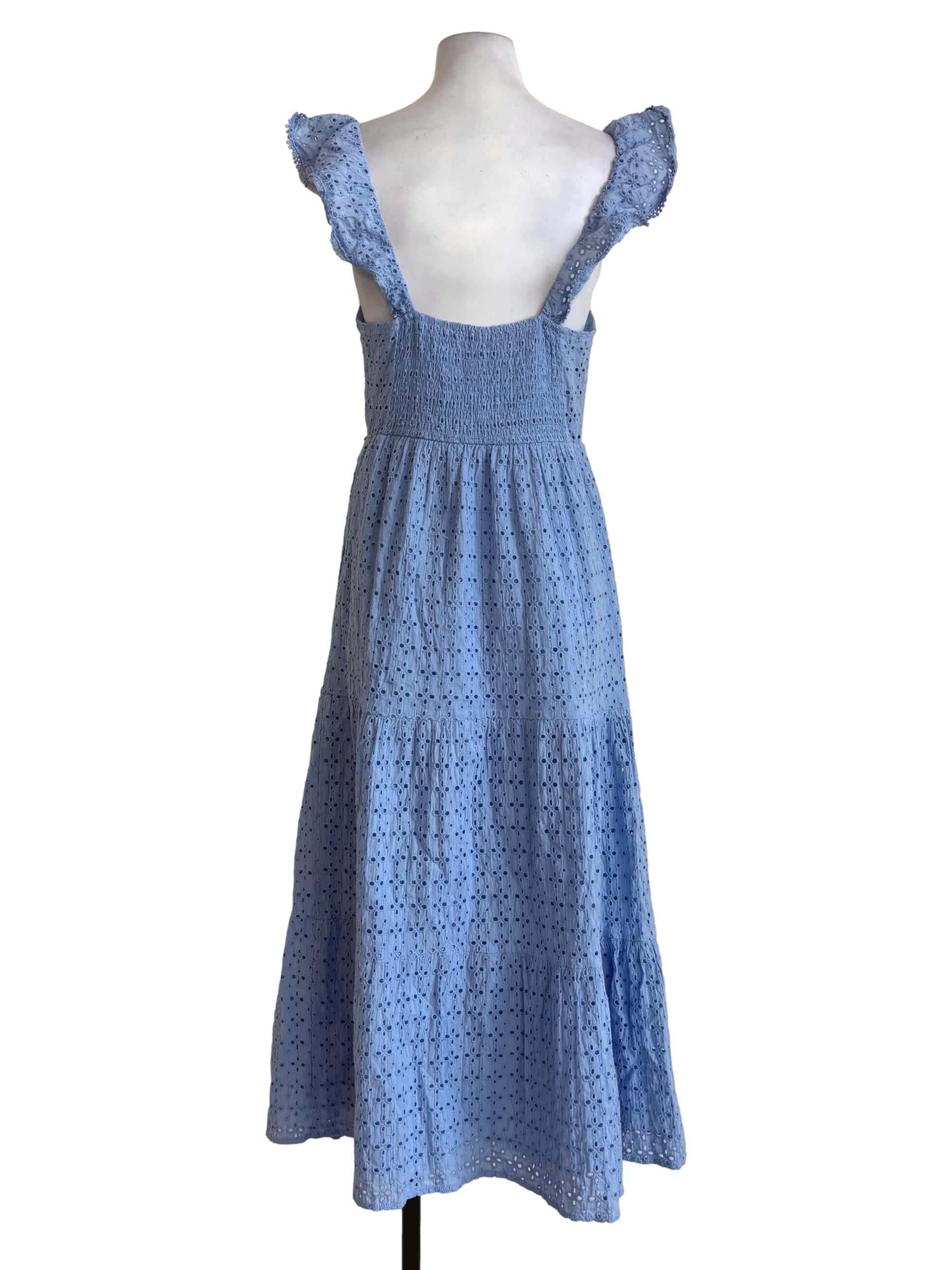 Baby Blue Eyelet Dress
