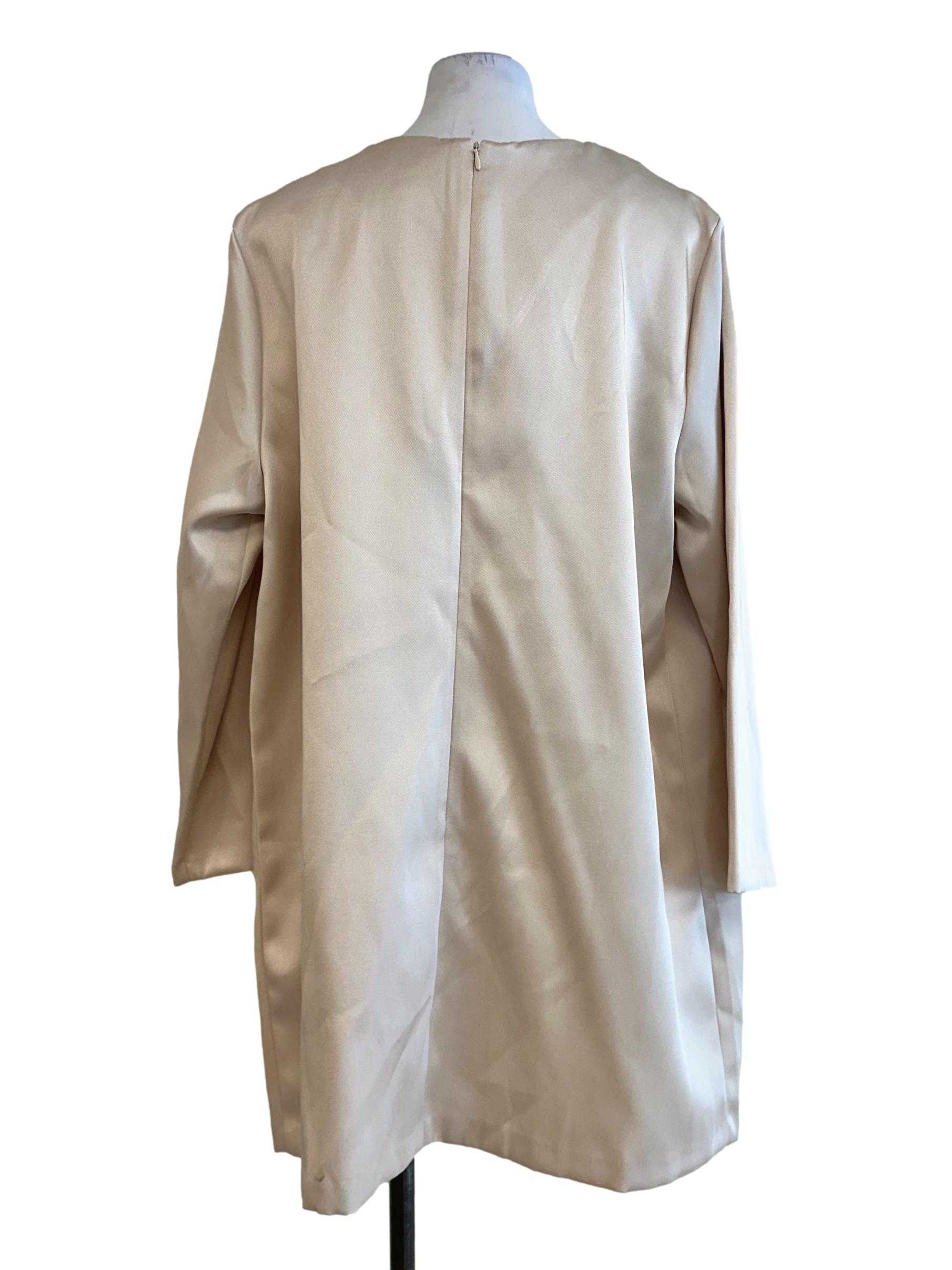 Eggnog Beige Long Sleeves Top