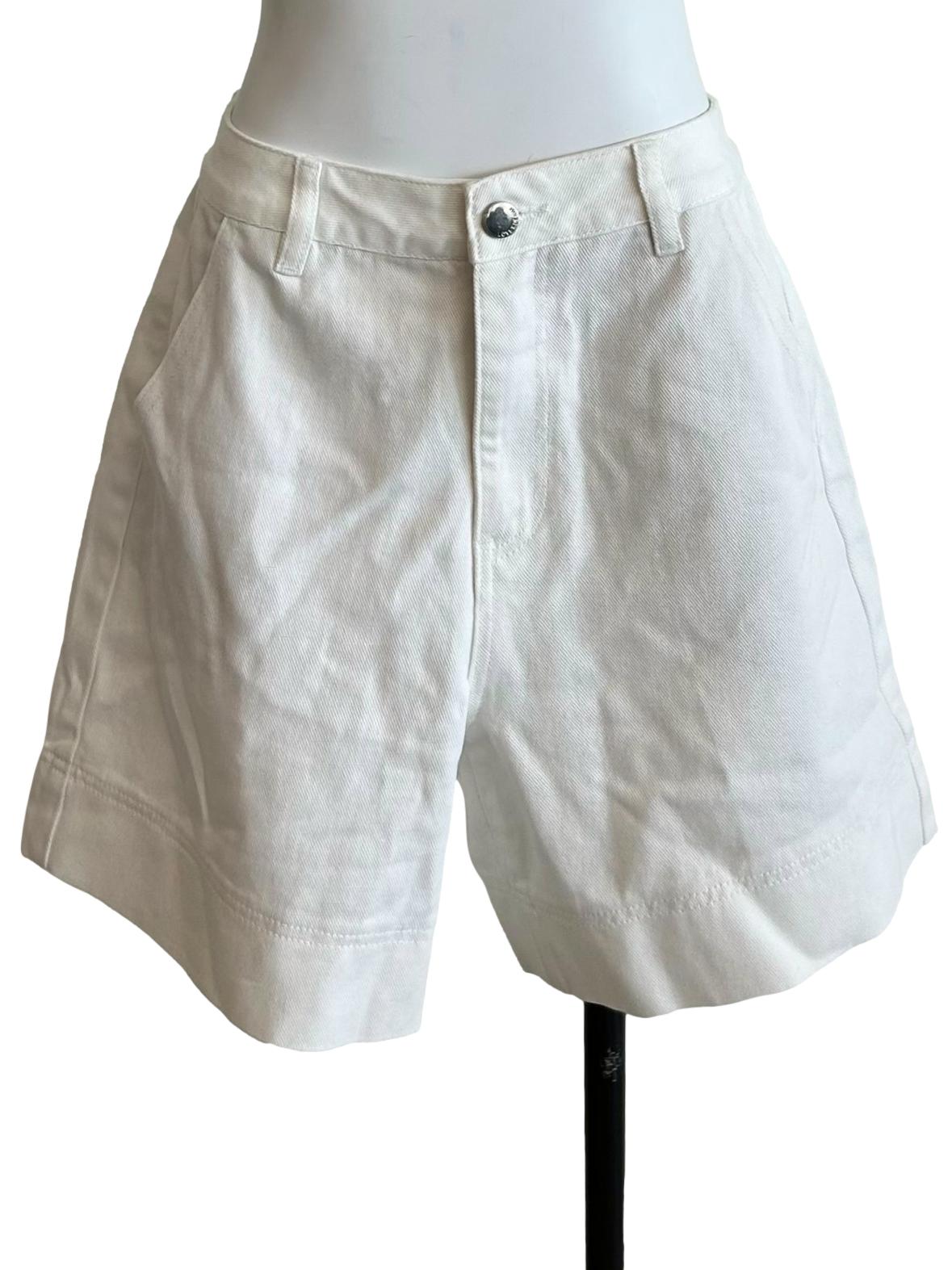 White Wide Leg Shorts