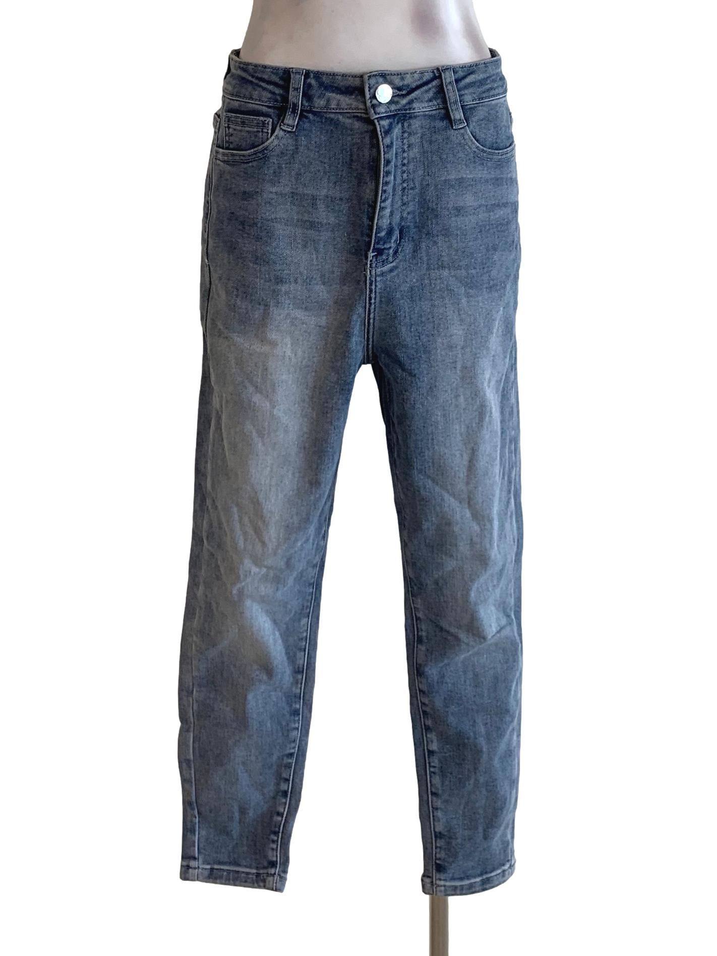 Denim Plain Skinny Jeans