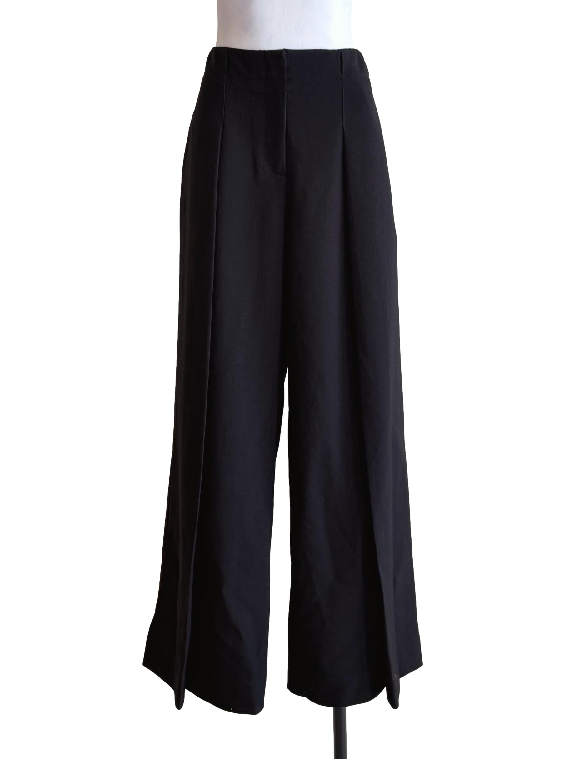 Midnight Black Straight Pants LB