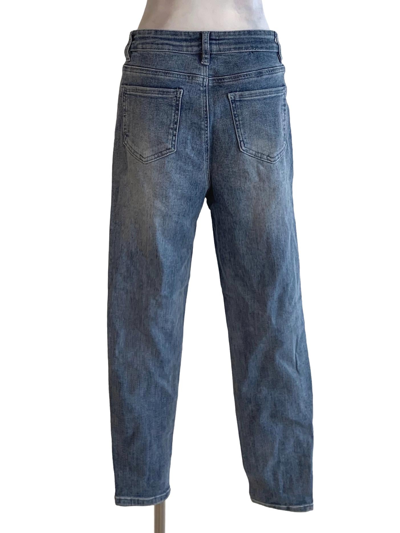 Denim Plain Skinny Jeans