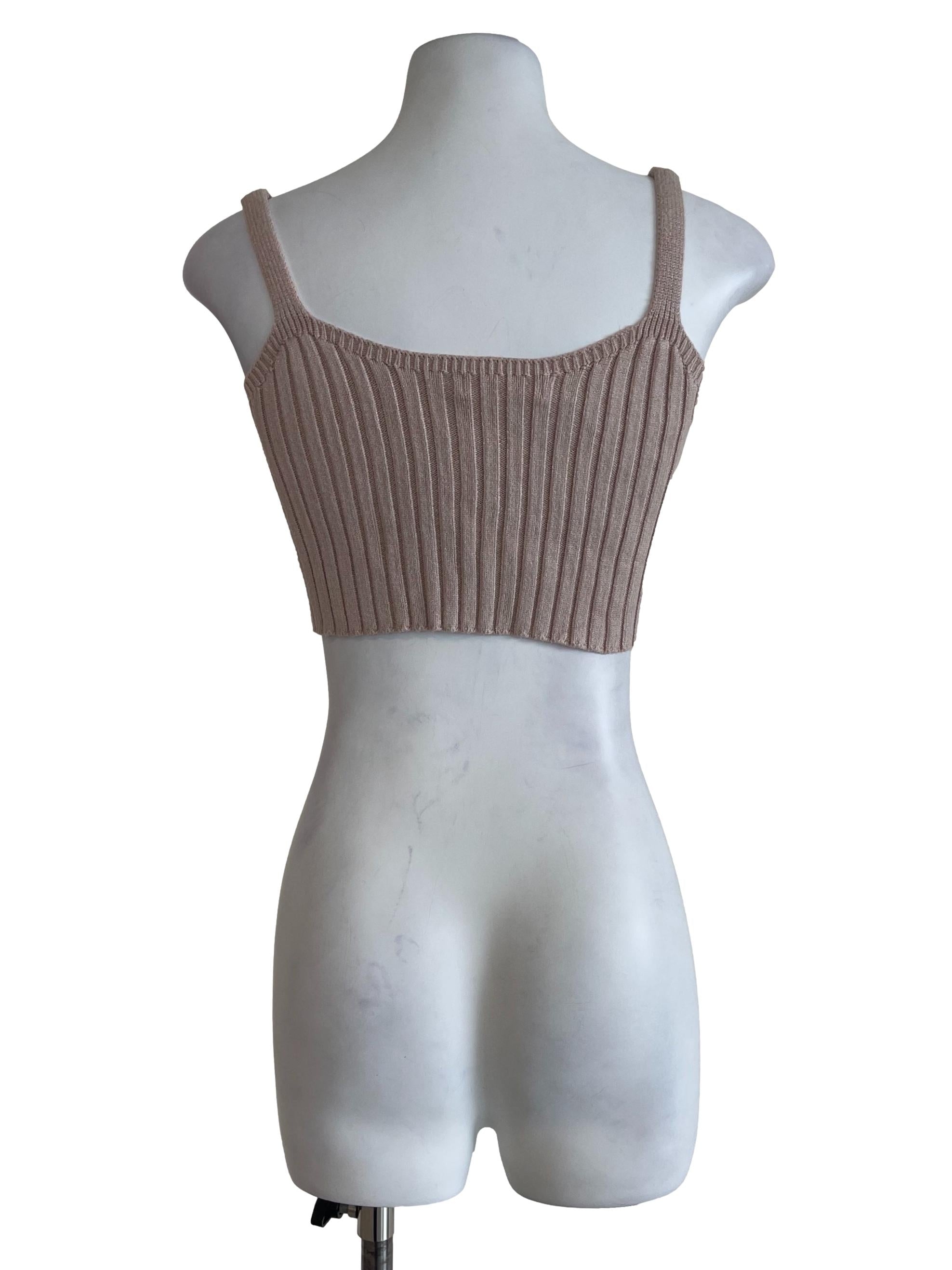 Brown Fit Top