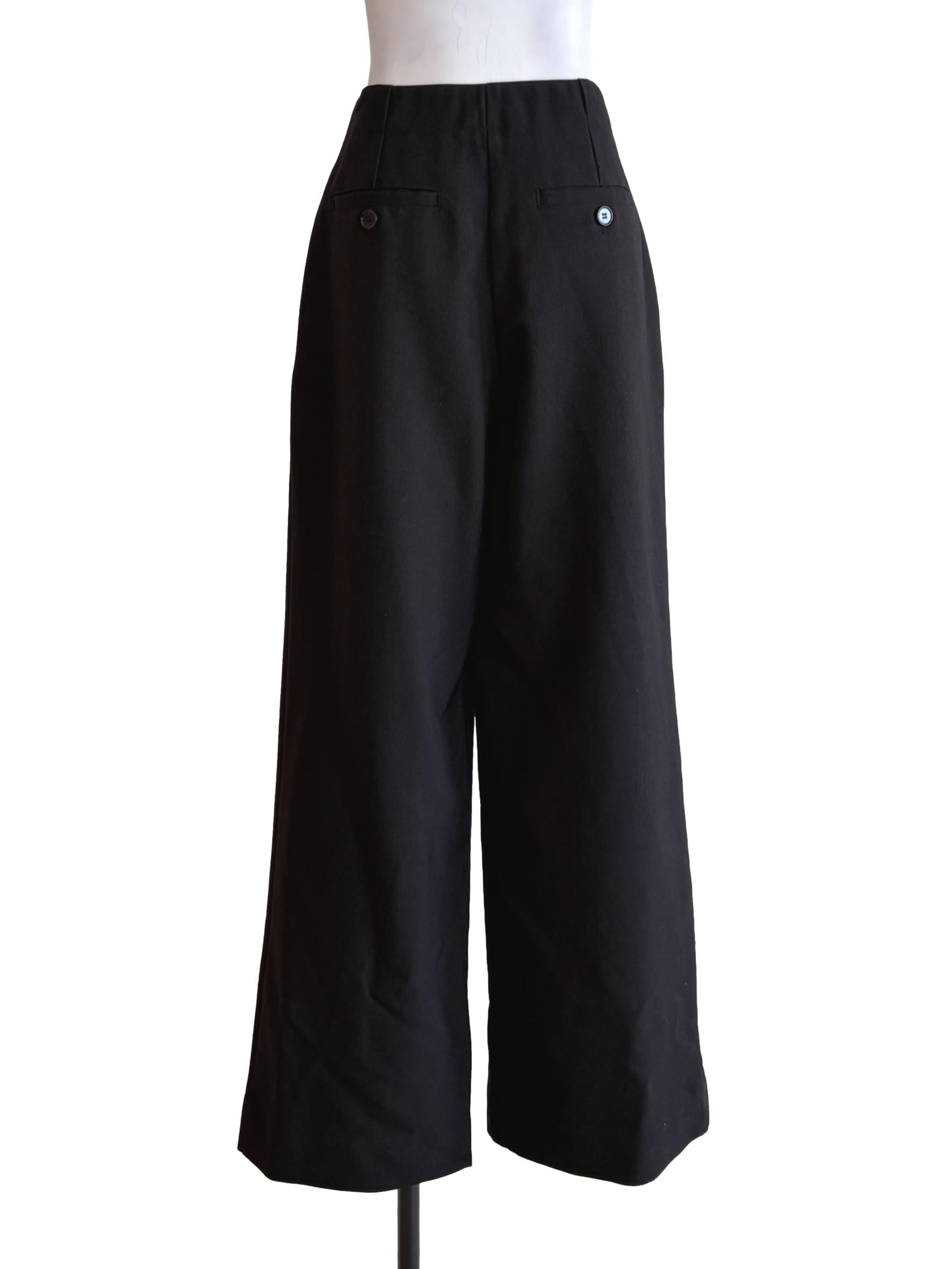 Midnight Black Straight Pants LB