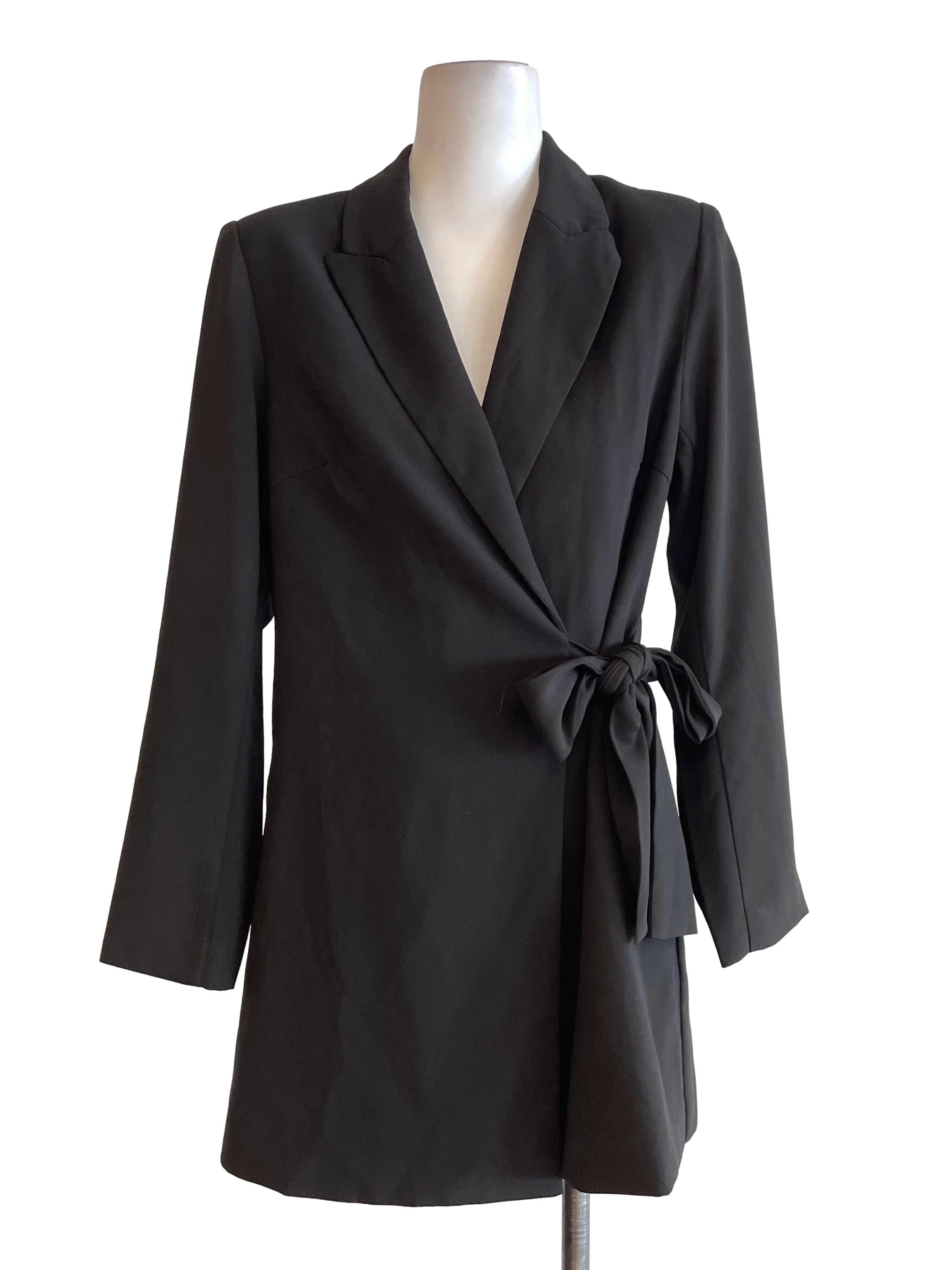 Black Tie Bow Suit Romper