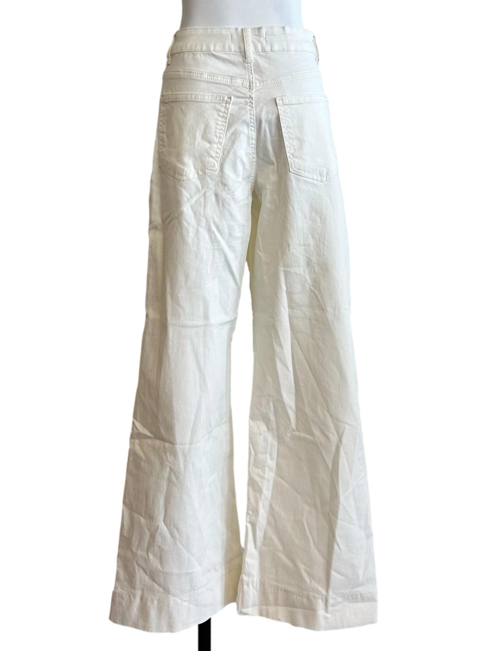 White Wide Leg Jeans