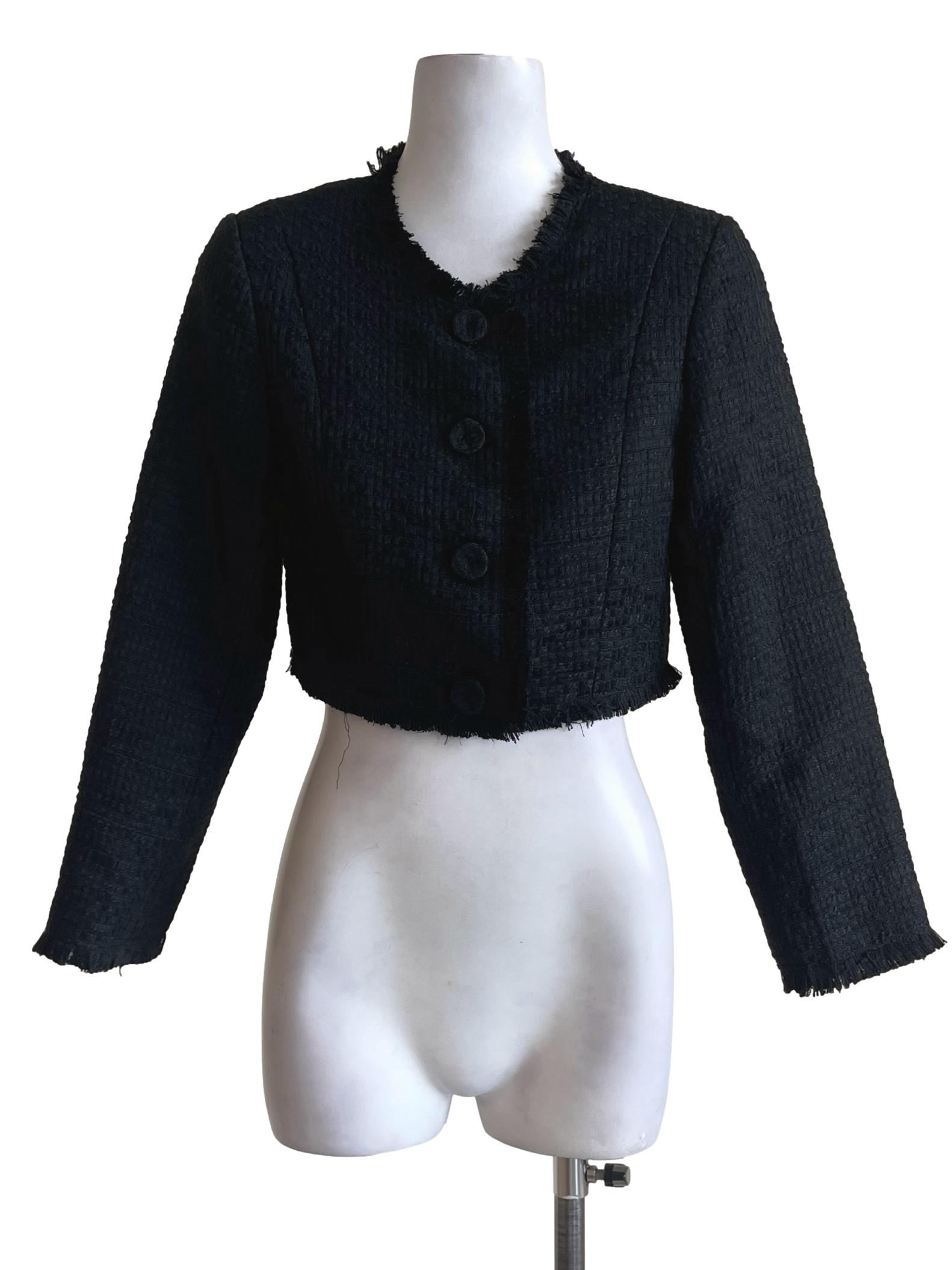 Black Tweed Jacket LB