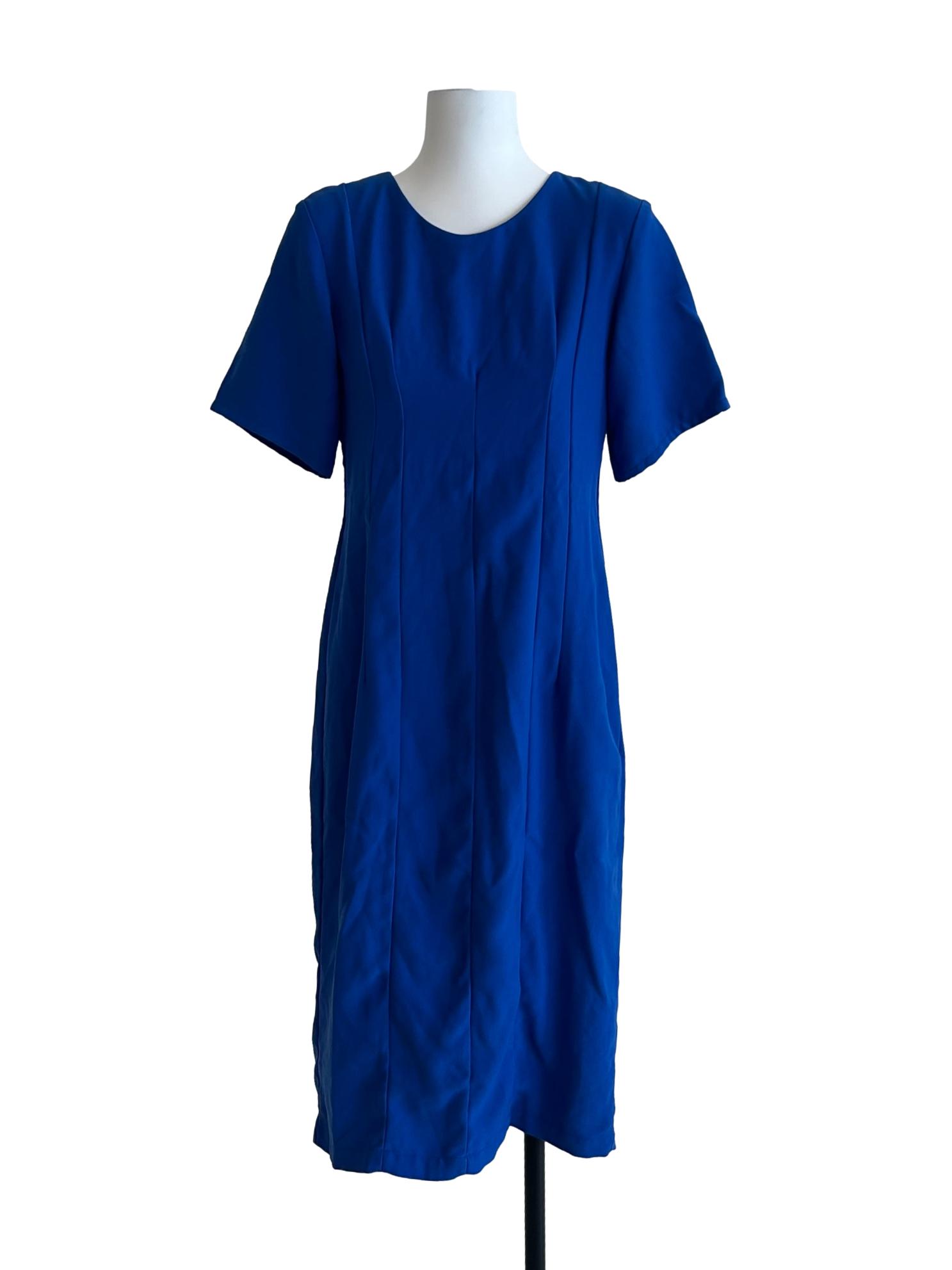 Lapis Blue Sheath Dress