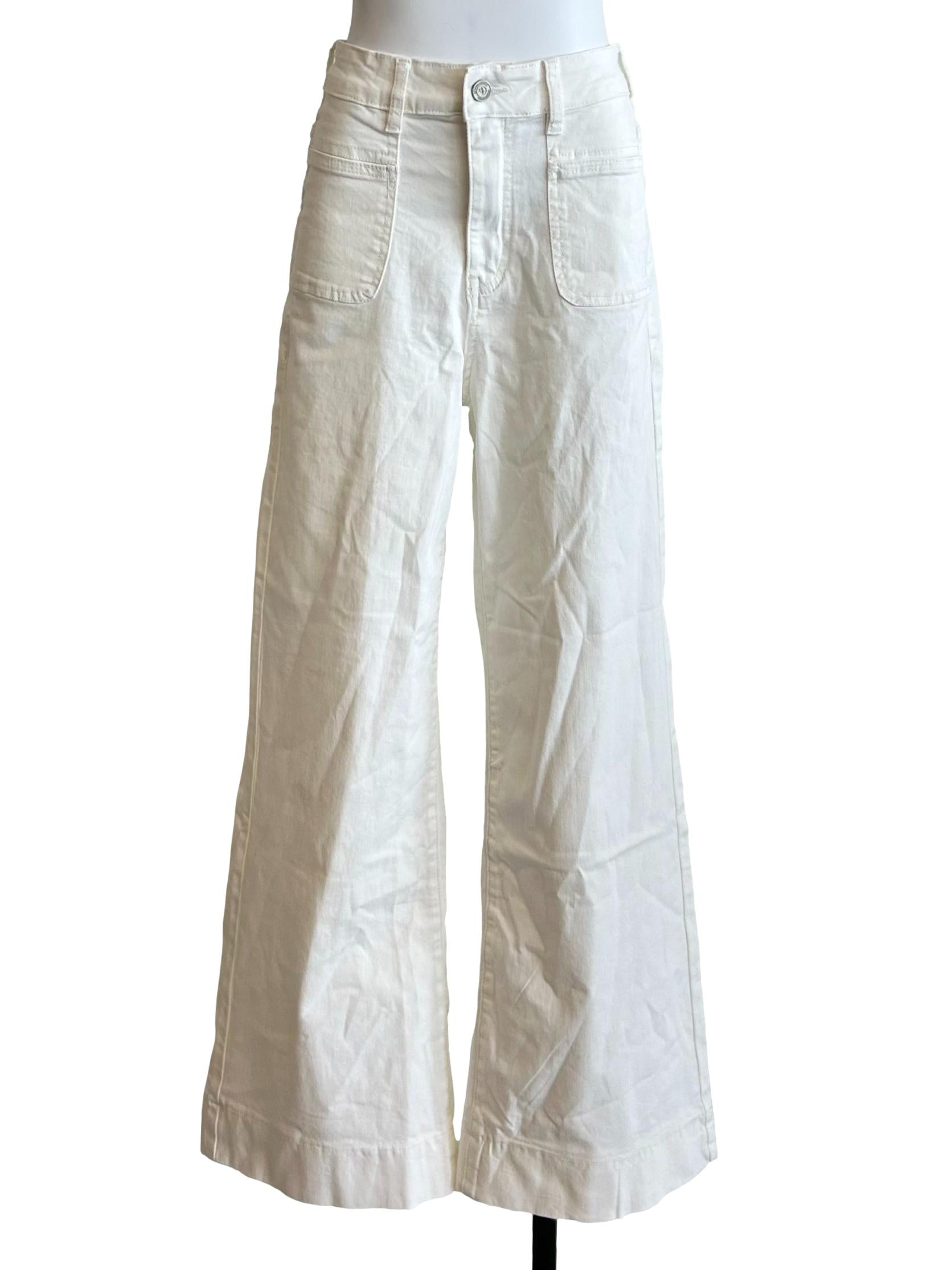 White Wide Leg Jeans