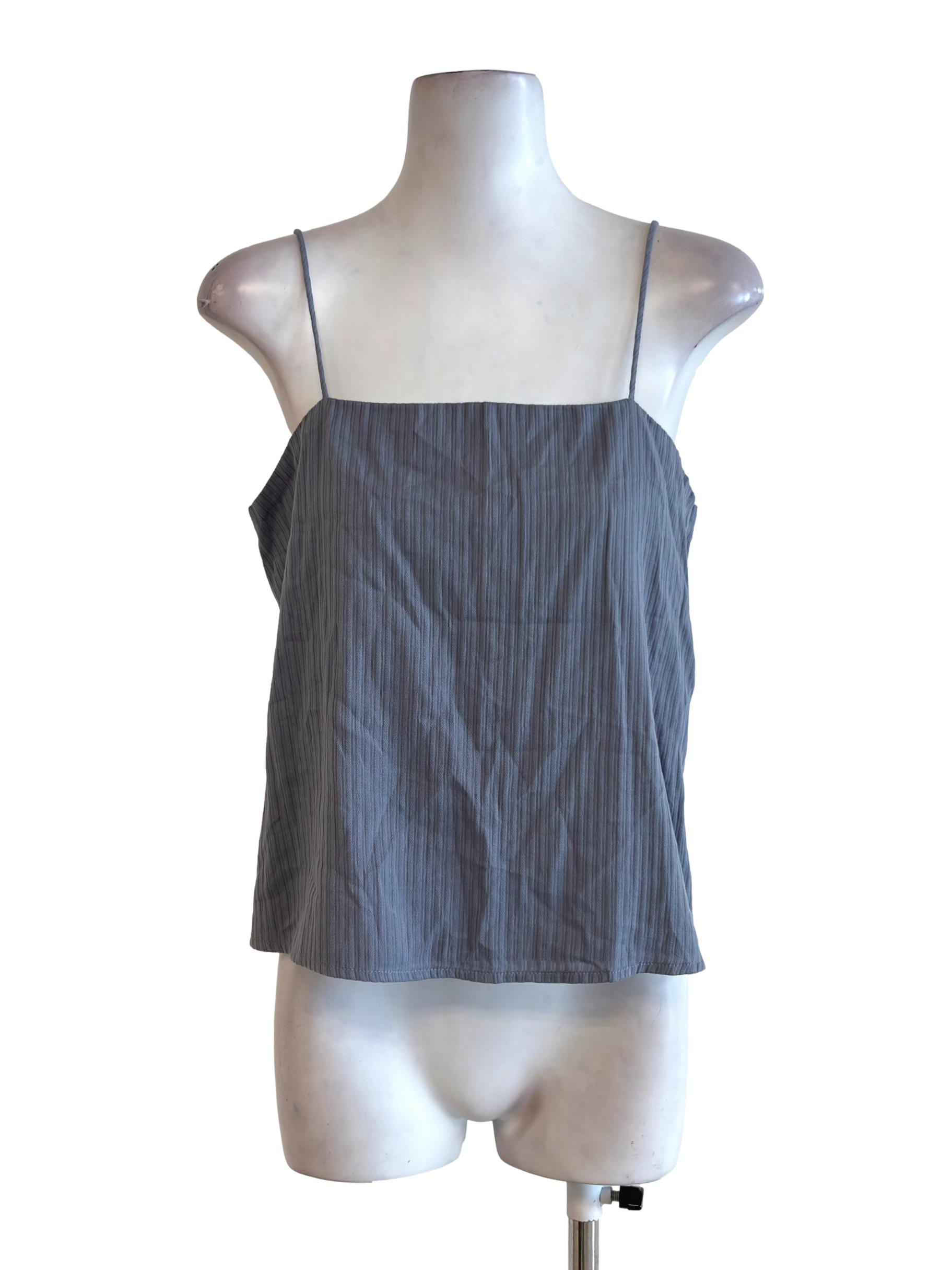 Stone Blue Loose Cami Top TWL