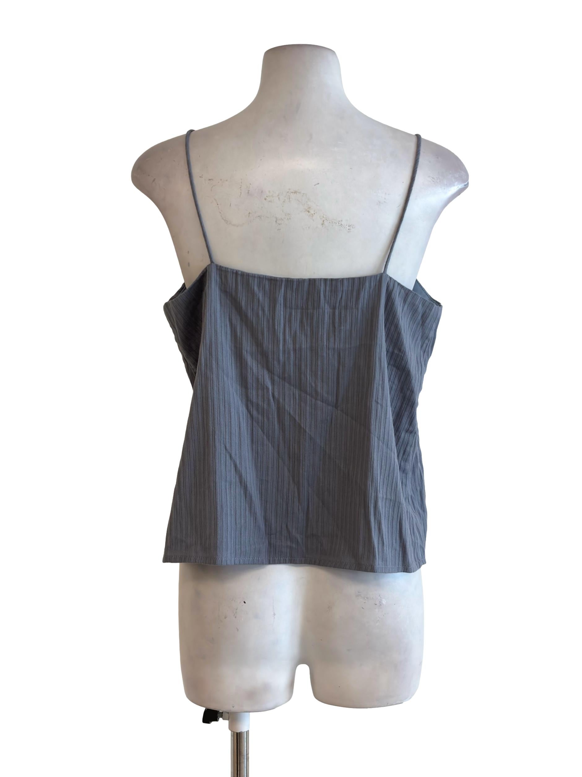 Stone Blue Loose Cami Top TWL