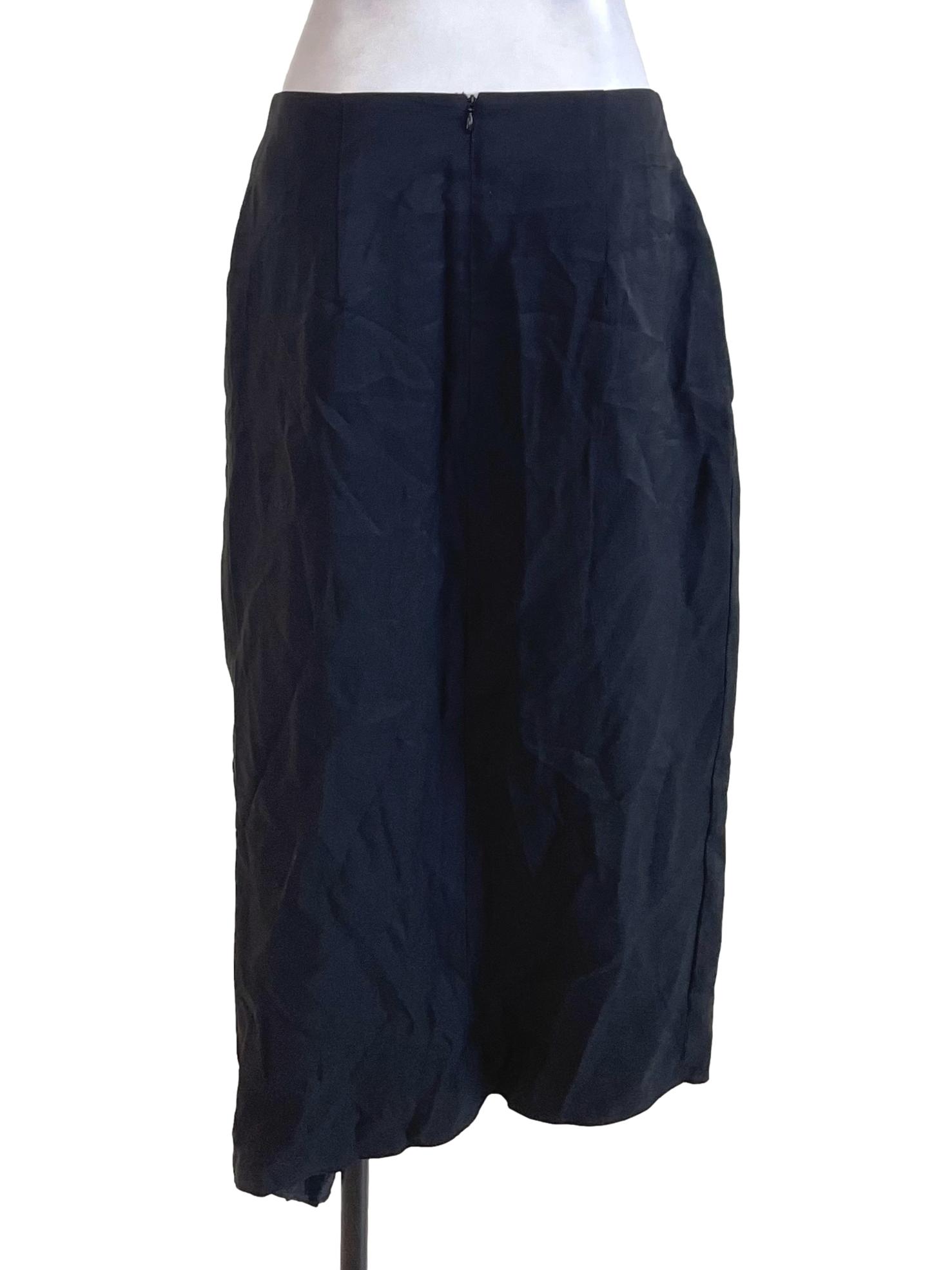 Lene Black Pareo Skirt | REFASH