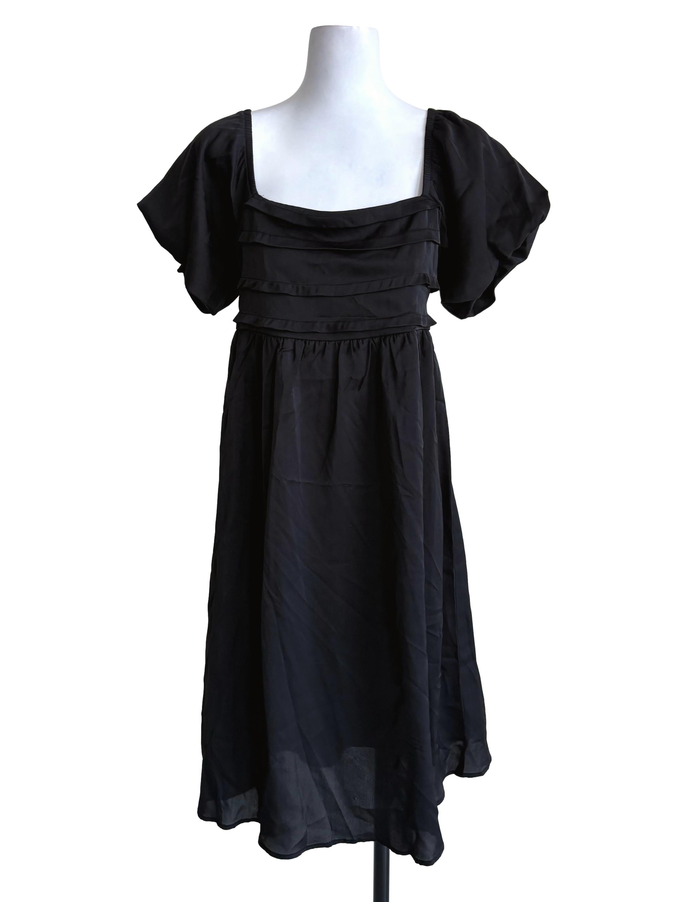 Black Ruffle Dress