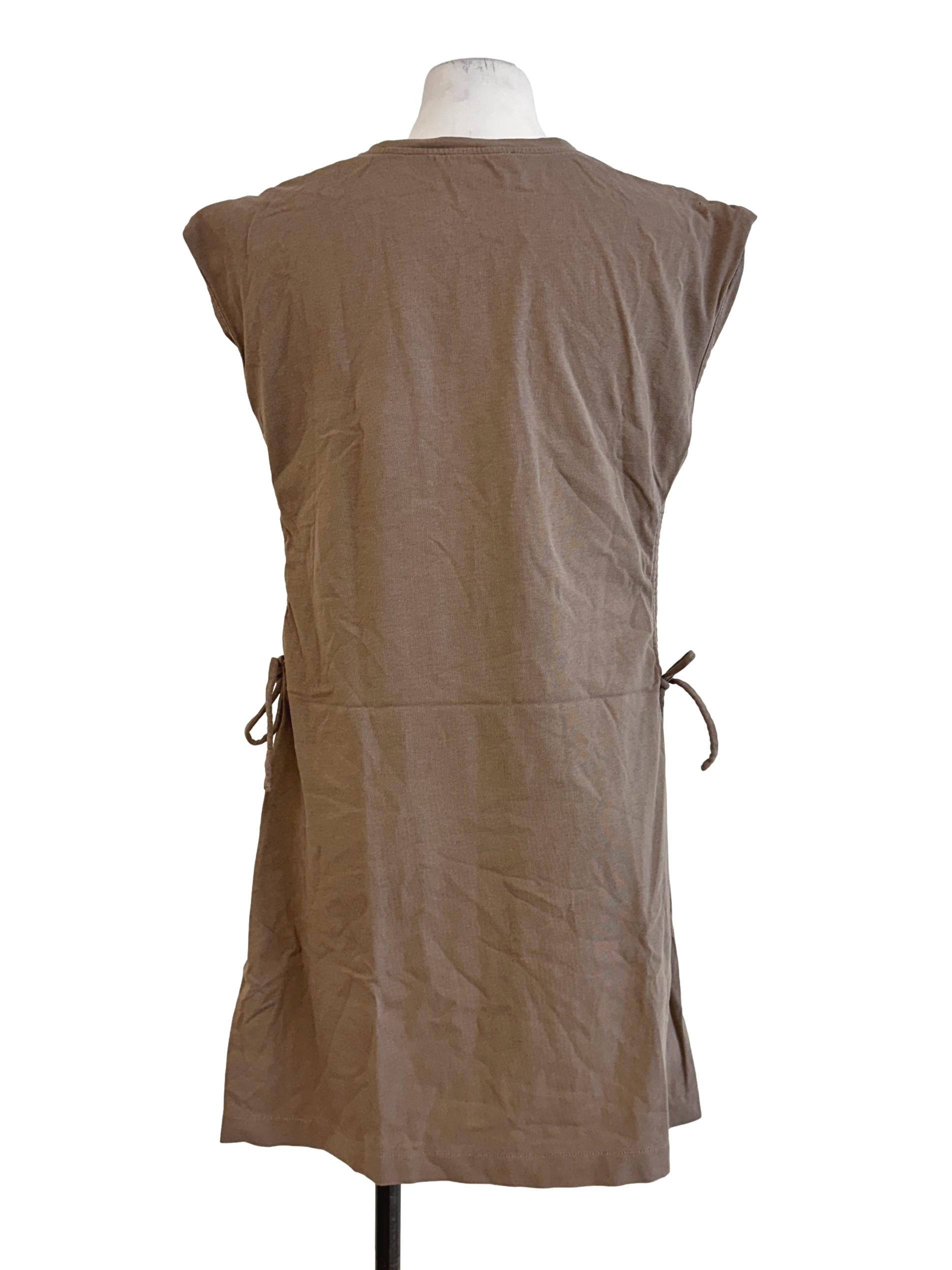 Cedar Brown Round Neck Dress LB