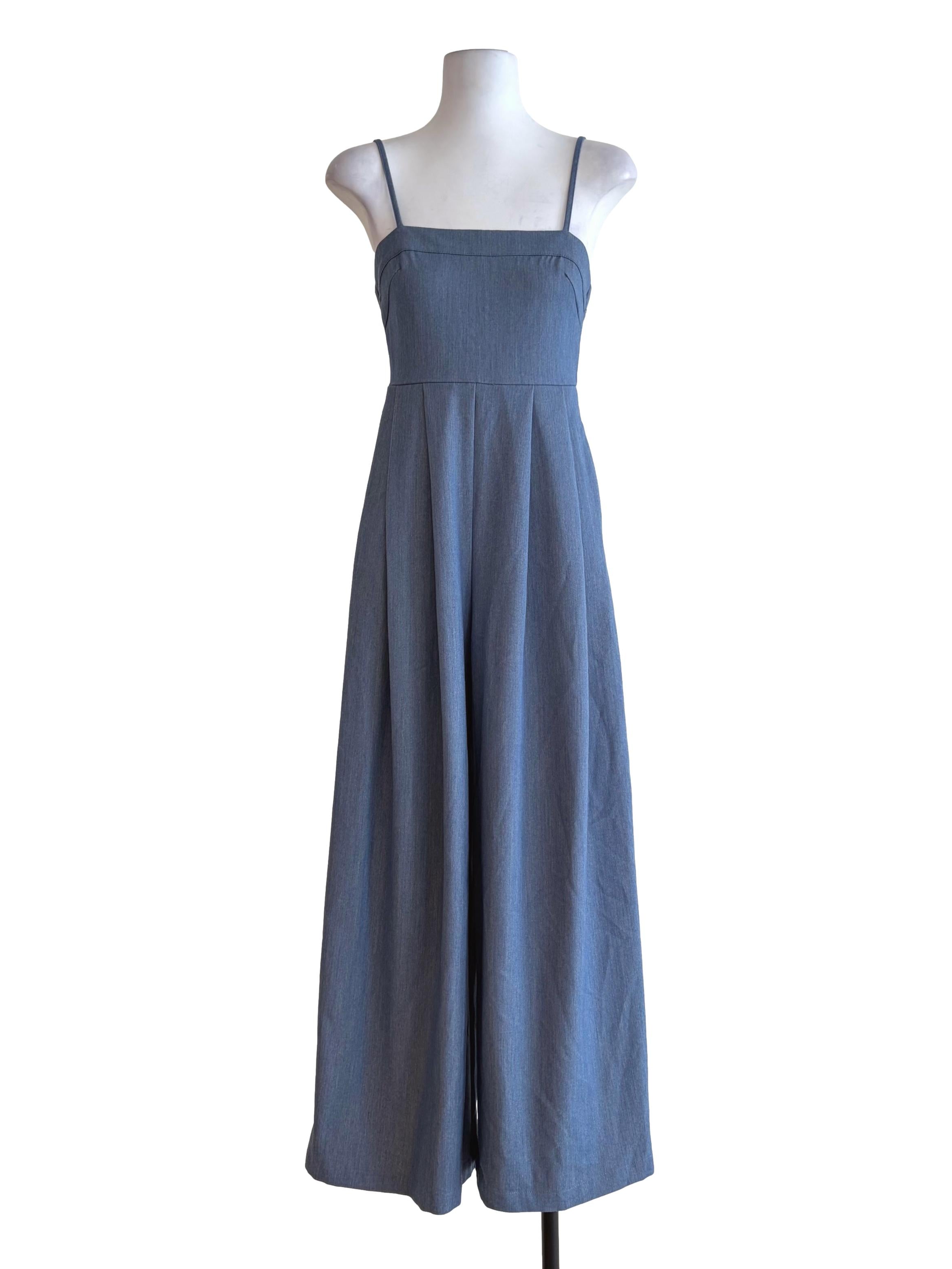 Sky Blue Denim Jumpsuit TTR