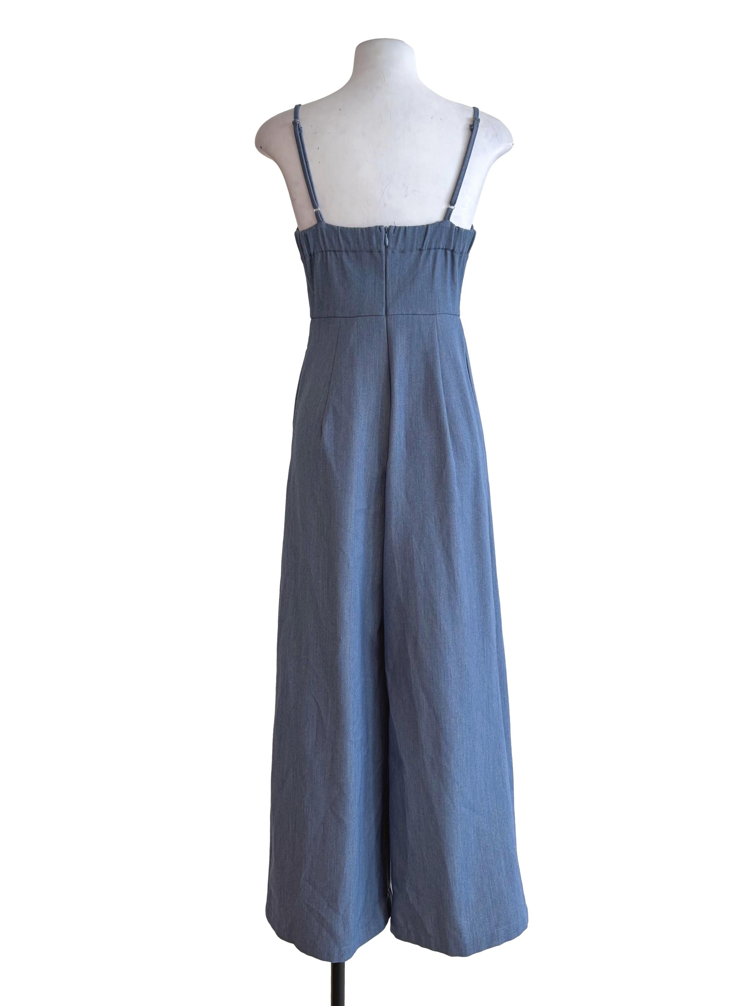 Sky Blue Denim Jumpsuit TTR