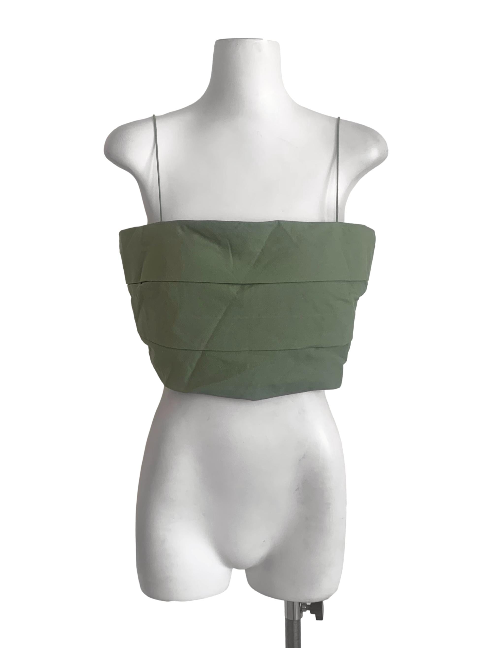 Crocodile Green Camisole Top TWL