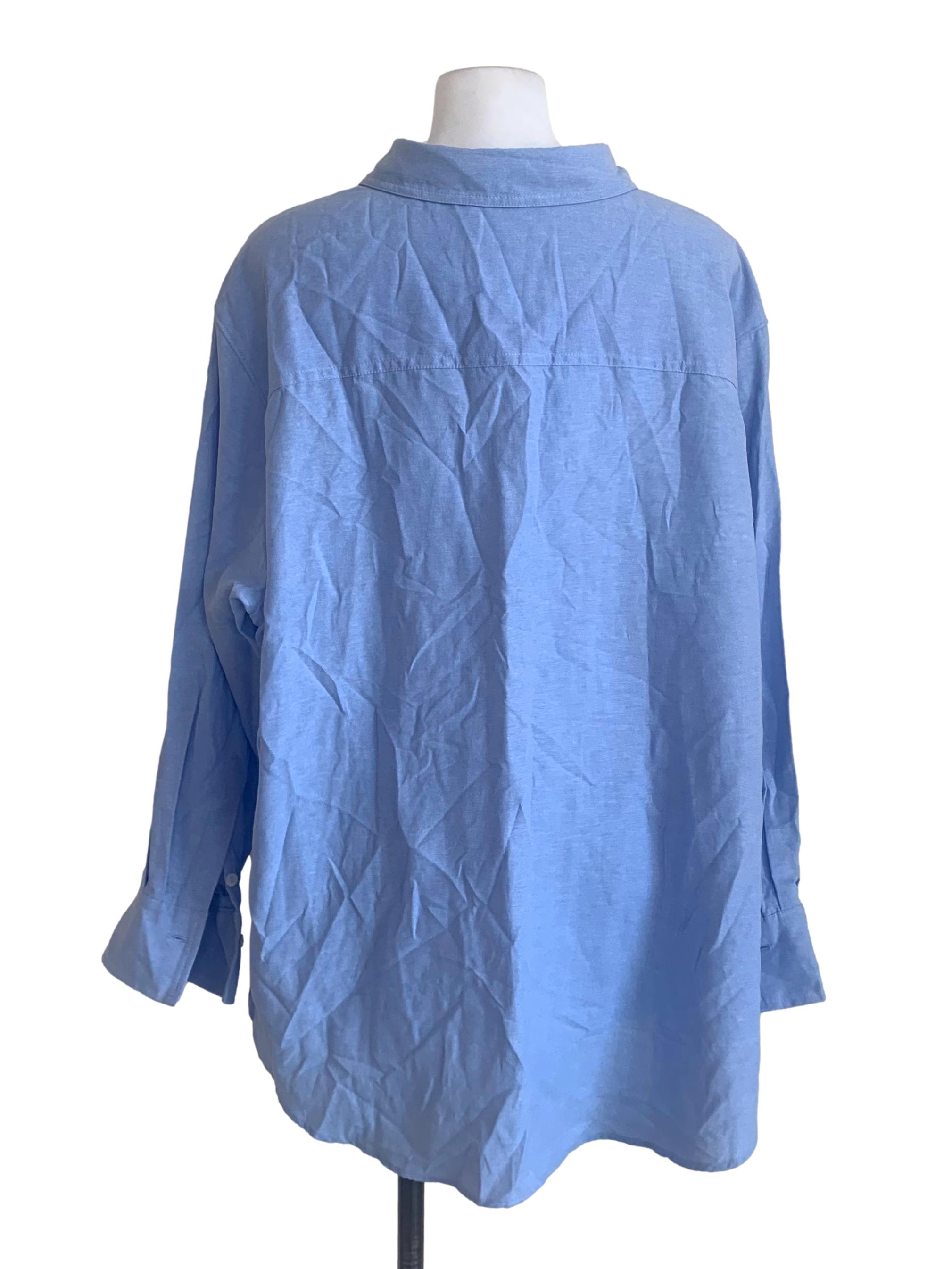 Light Blue Collared Top LB