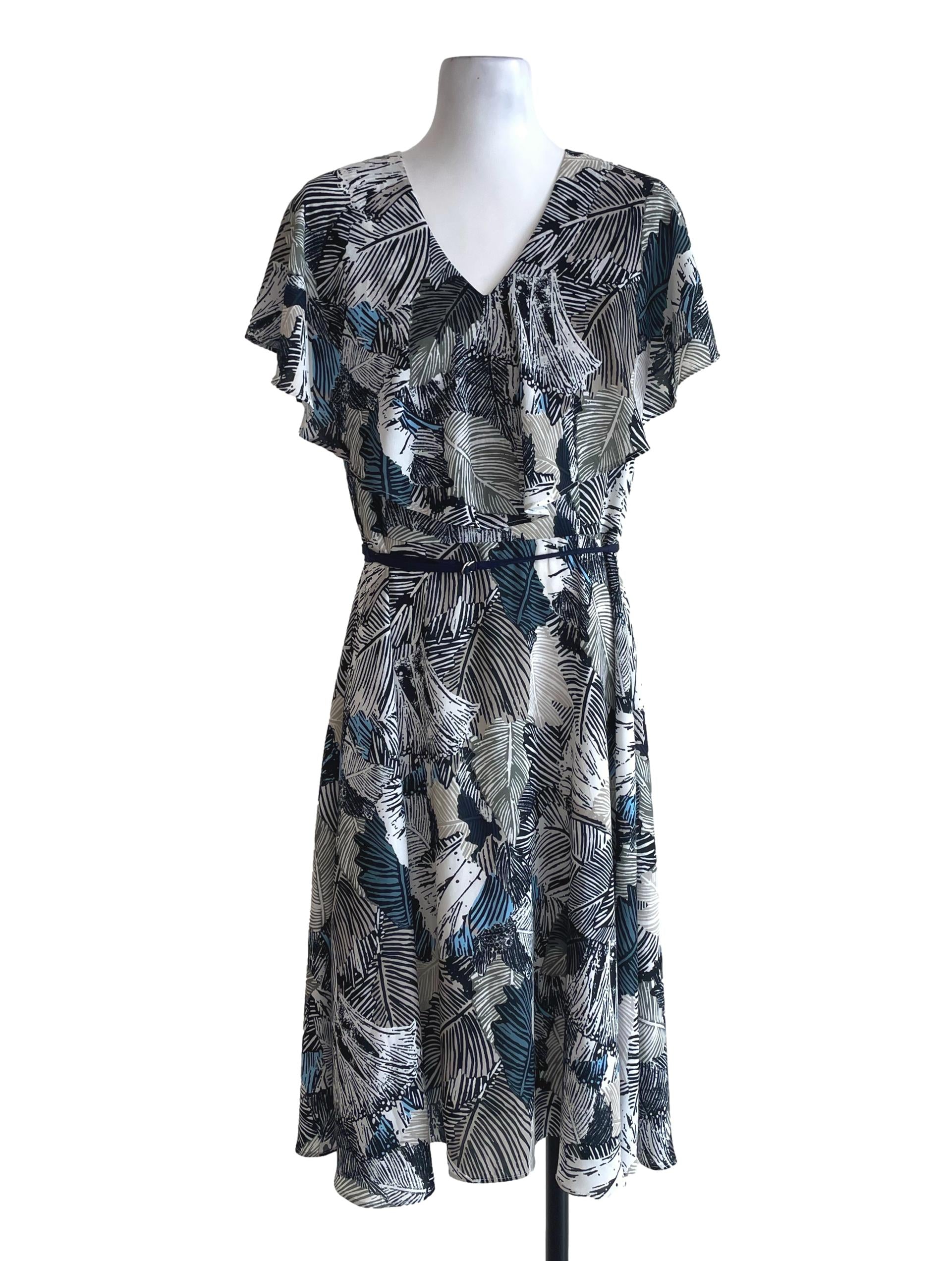 Army Green Tropical Dress