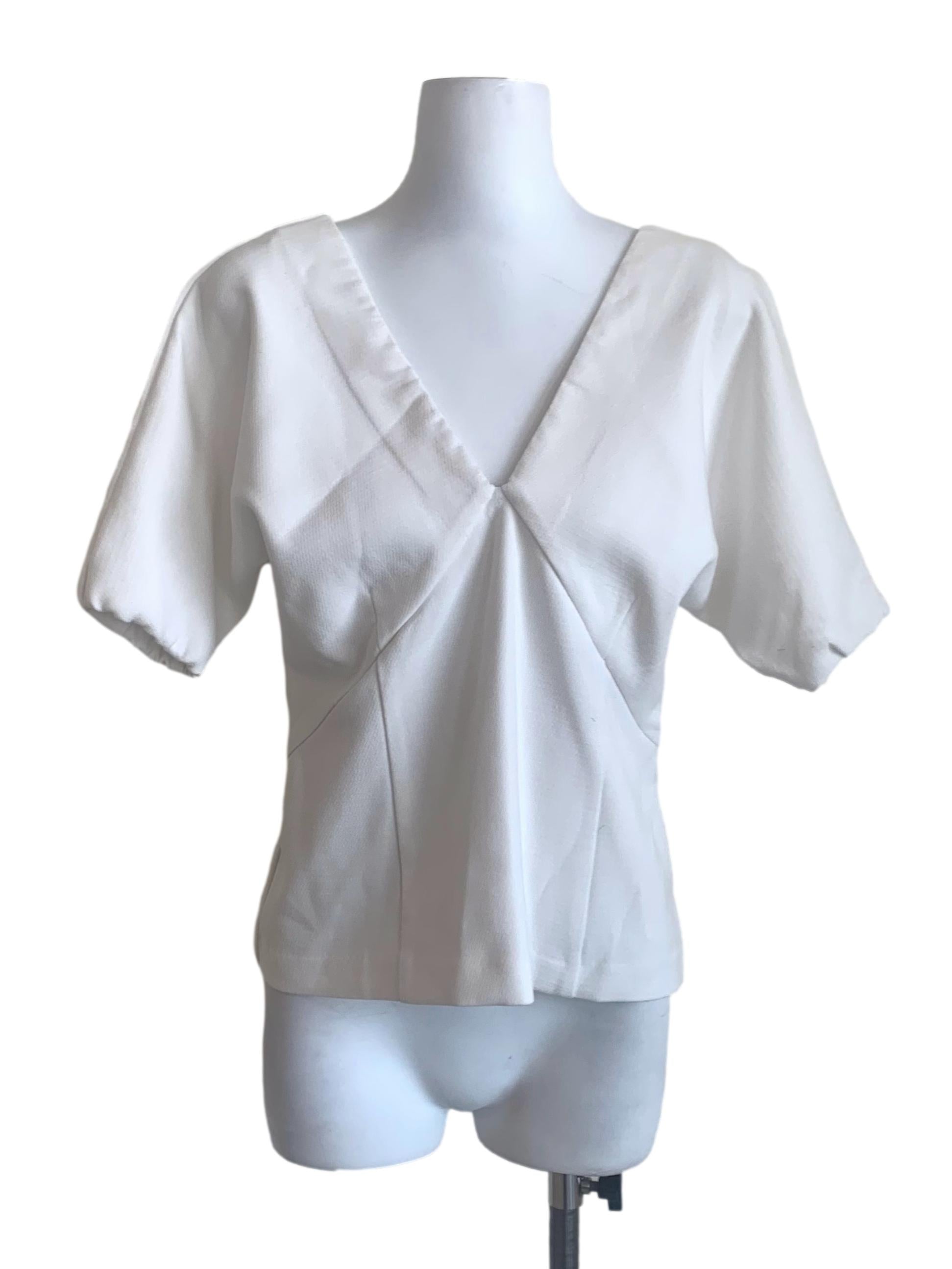 Powder White Drop Shoulder Sleeves LB