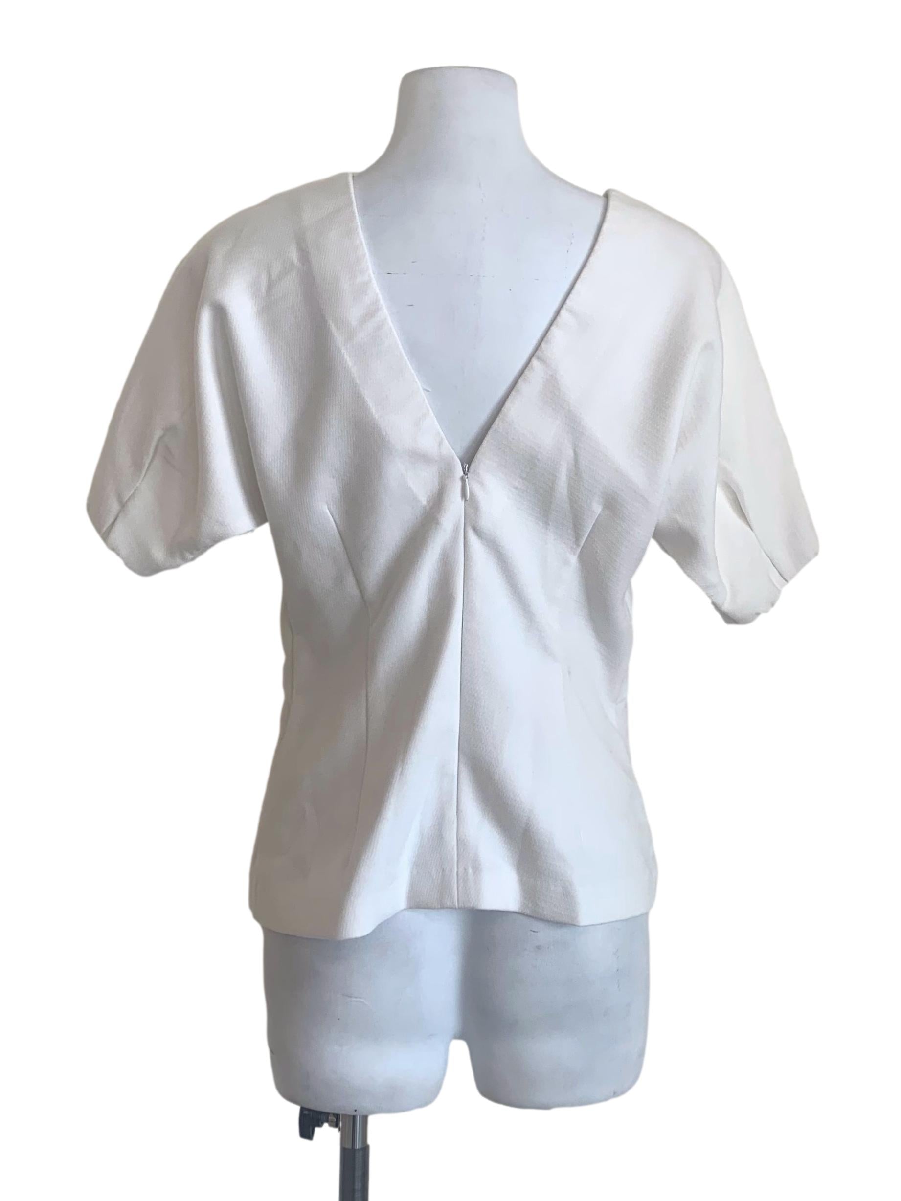 Powder White Drop Shoulder Sleeves LB