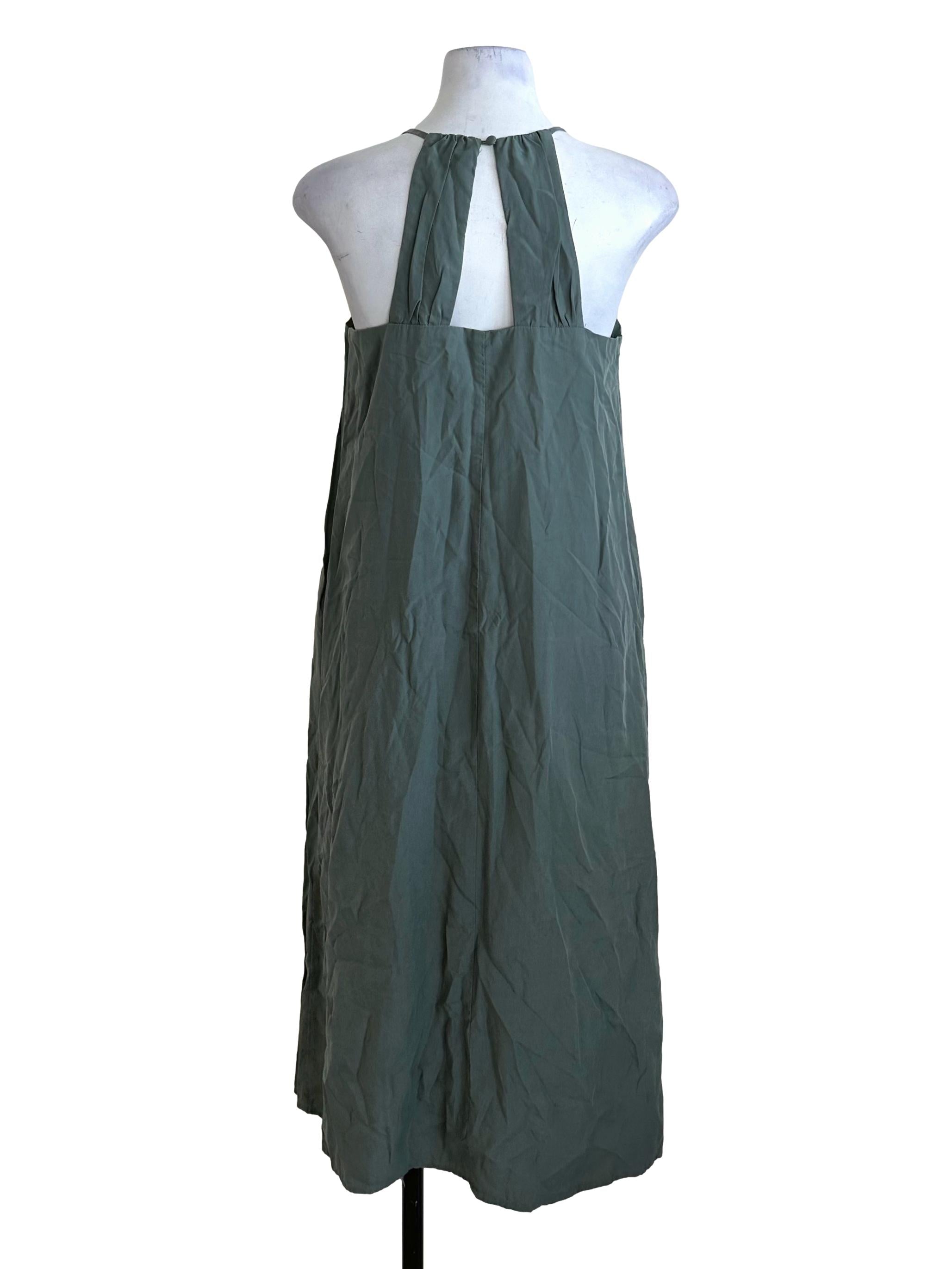 Sage Green Halter Tent Dress