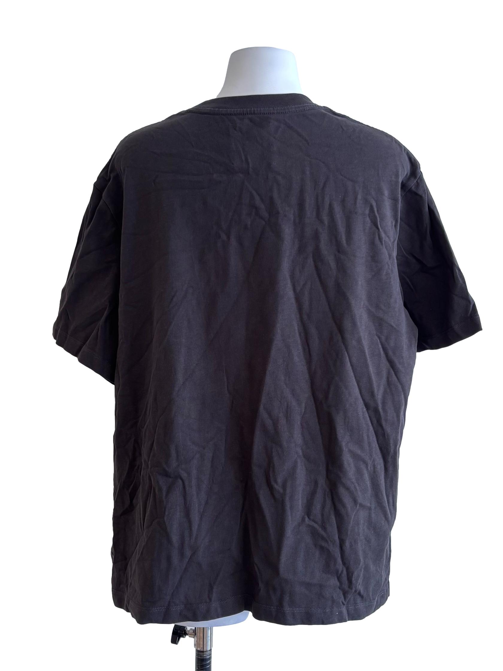Faded Black Oversize Graphic Tee