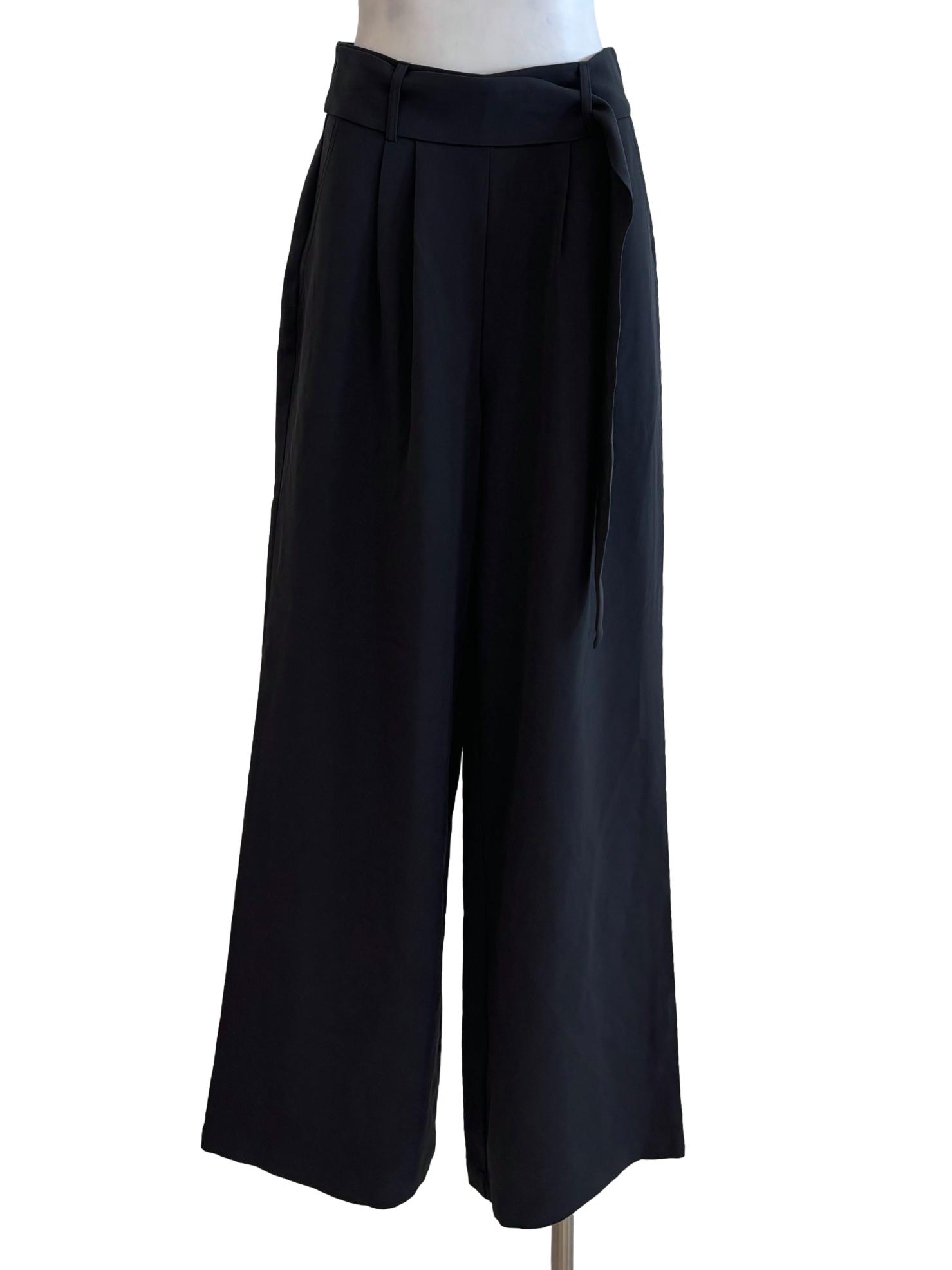 Carbon Grey Straight Cut Formal Pants