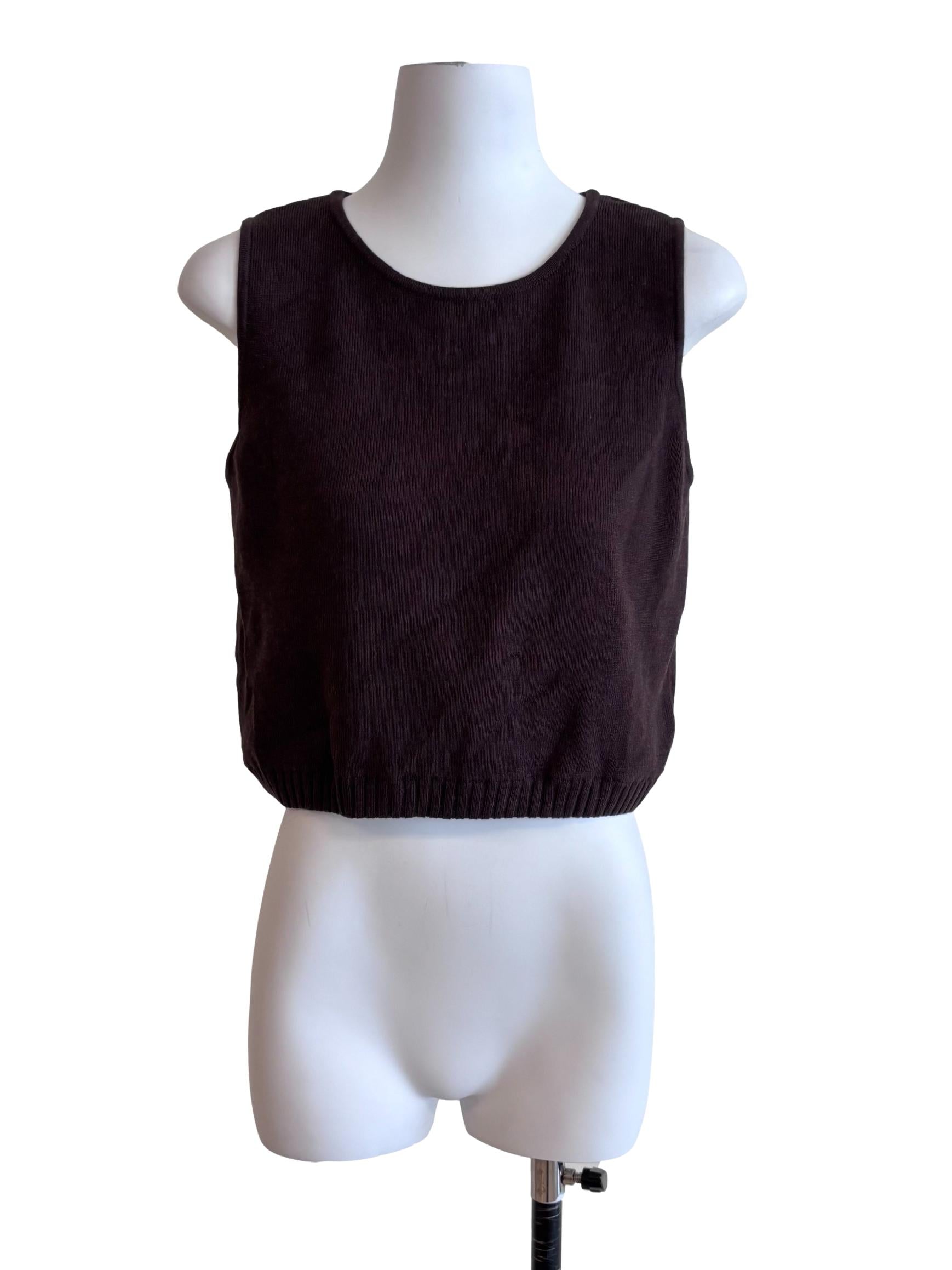 Coffee Brown Jiraiya Tank Top
