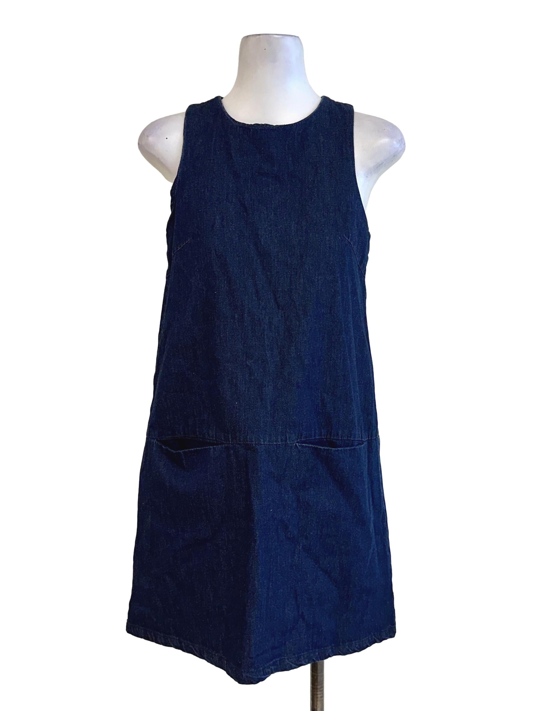 Blue Denim Mini Dress TEM