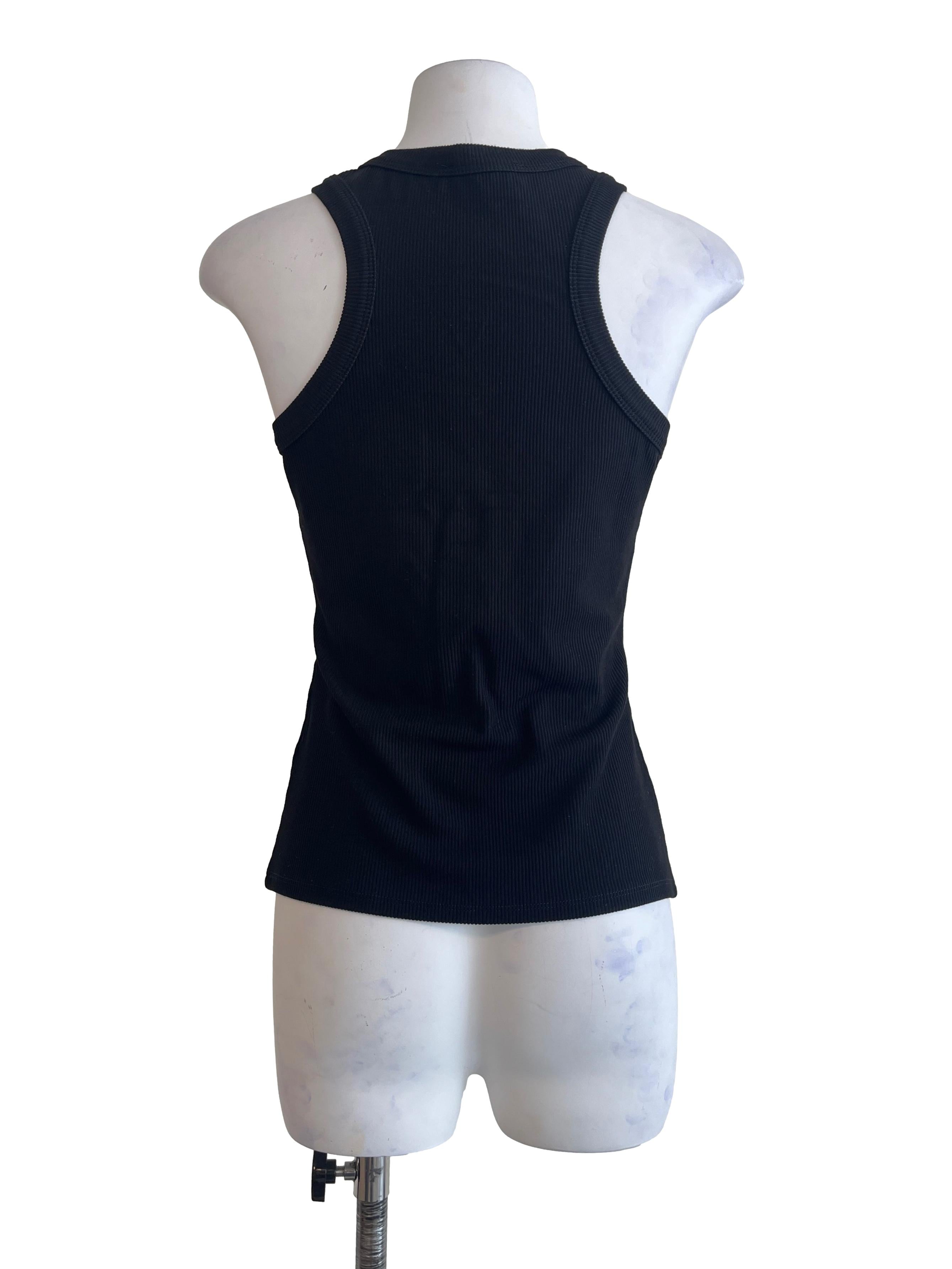 Pitch Black Halter Sleeveless Top