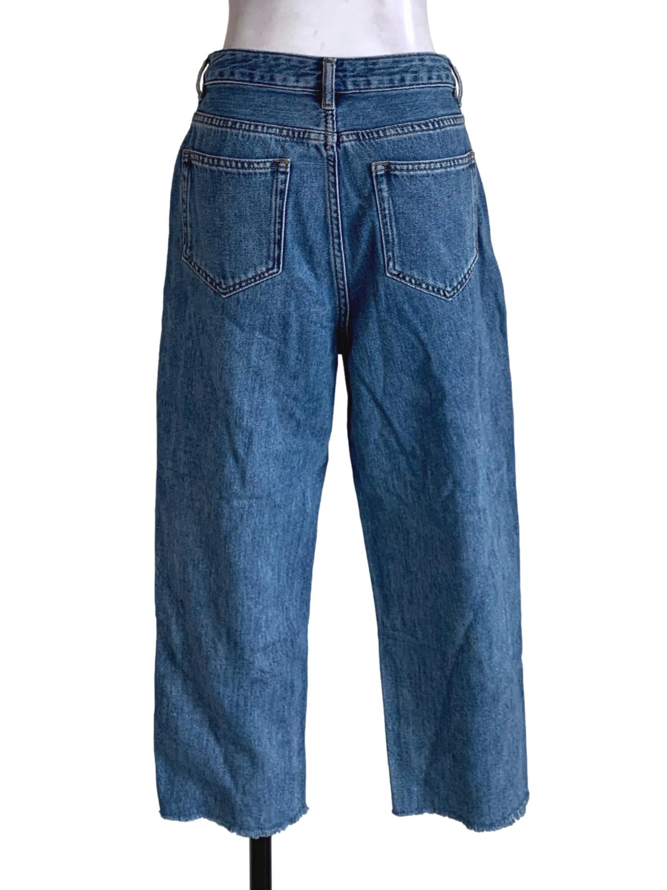 Denim Plain Straight Jeans LB