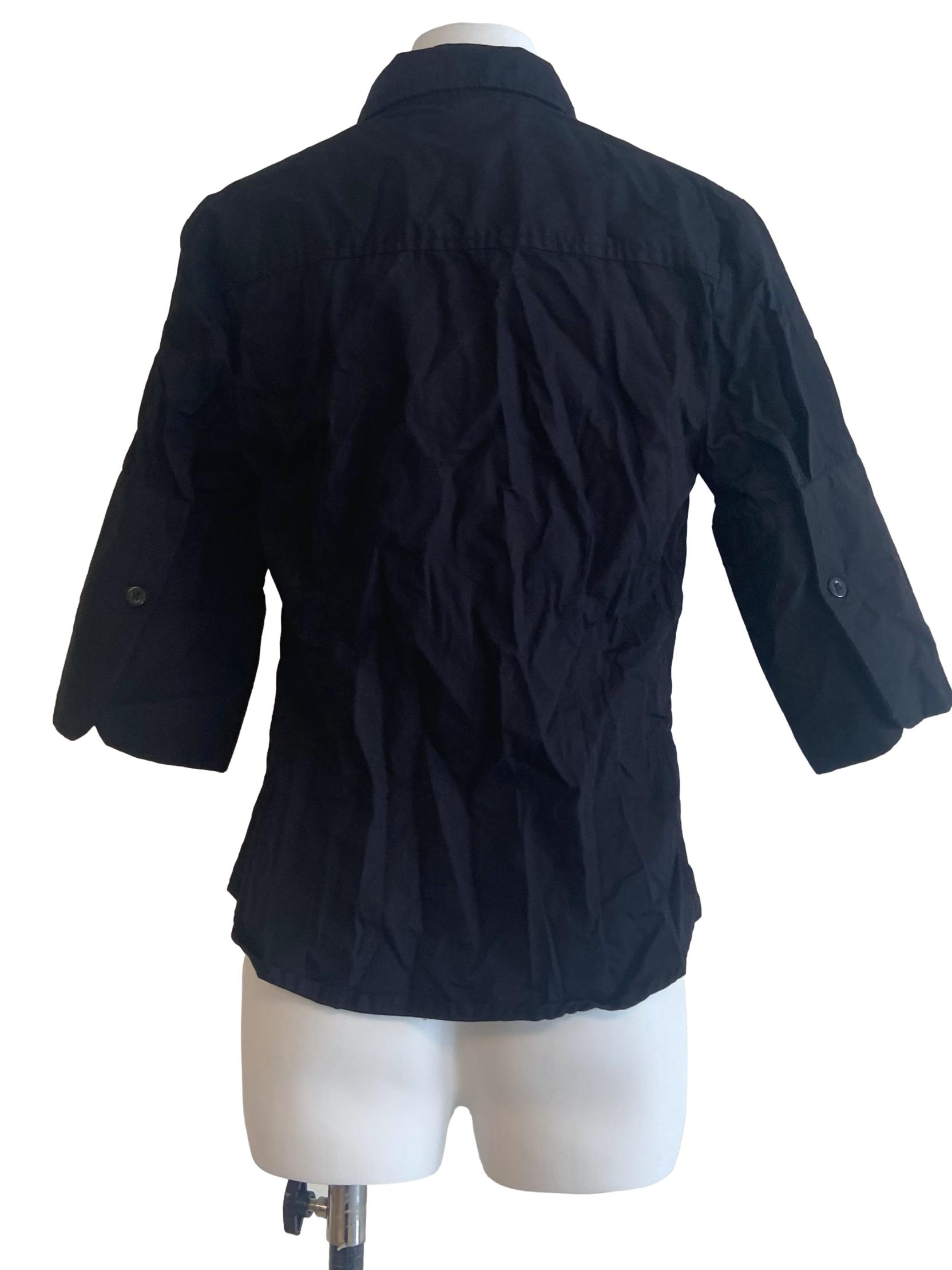 Black Button Down Blouse
