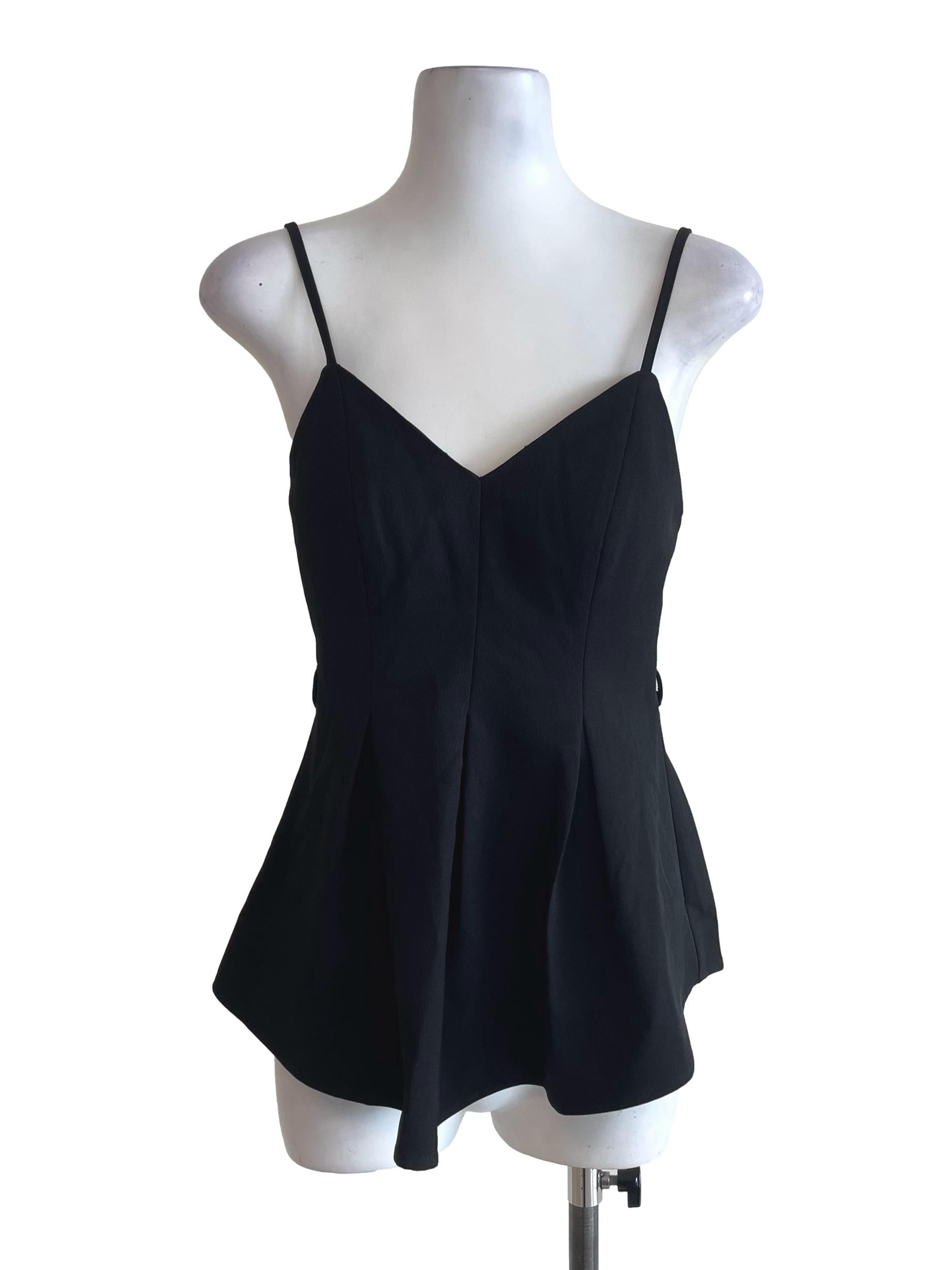 Black Paneled Top