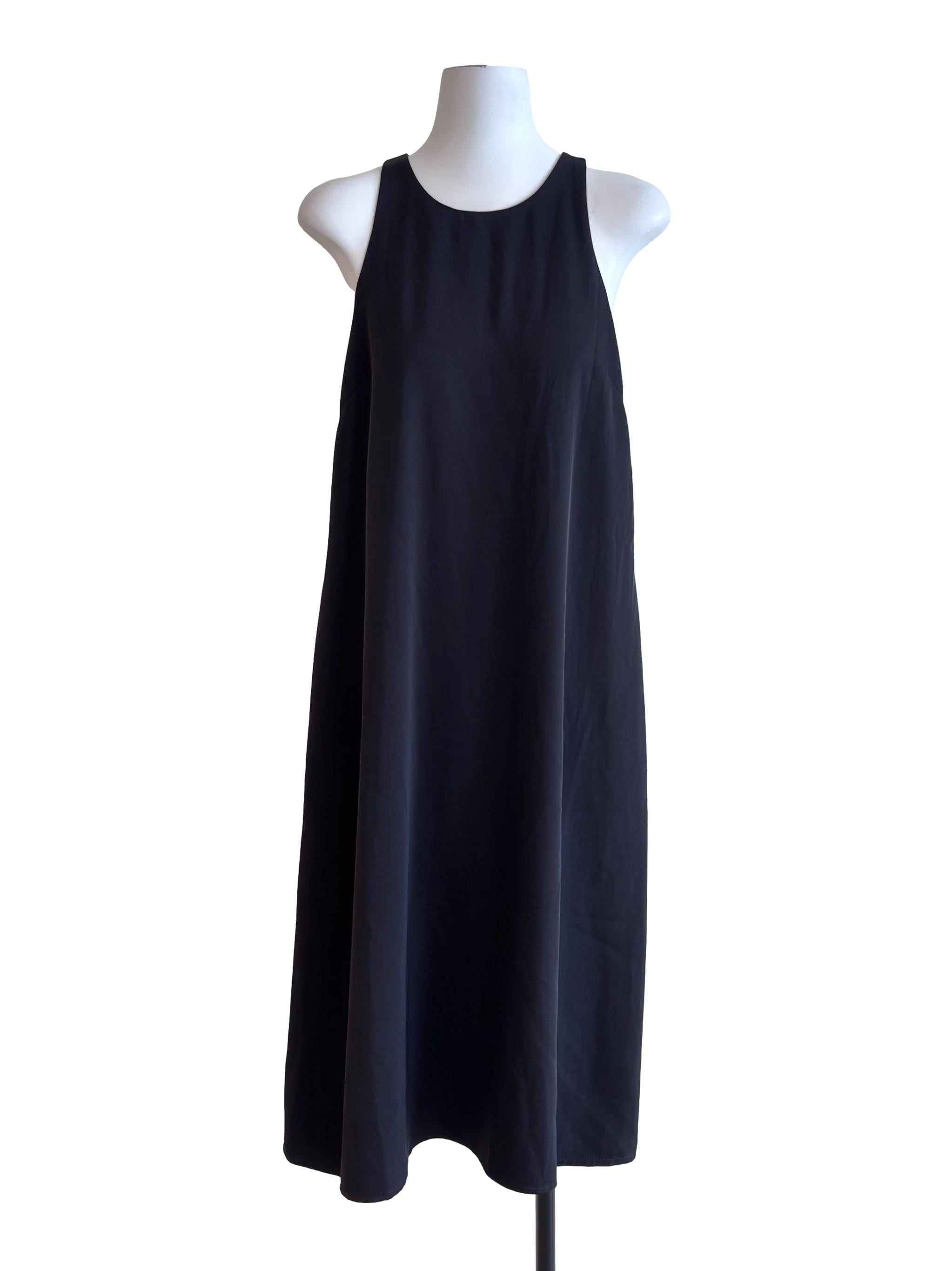 Jet Black Shift Dress