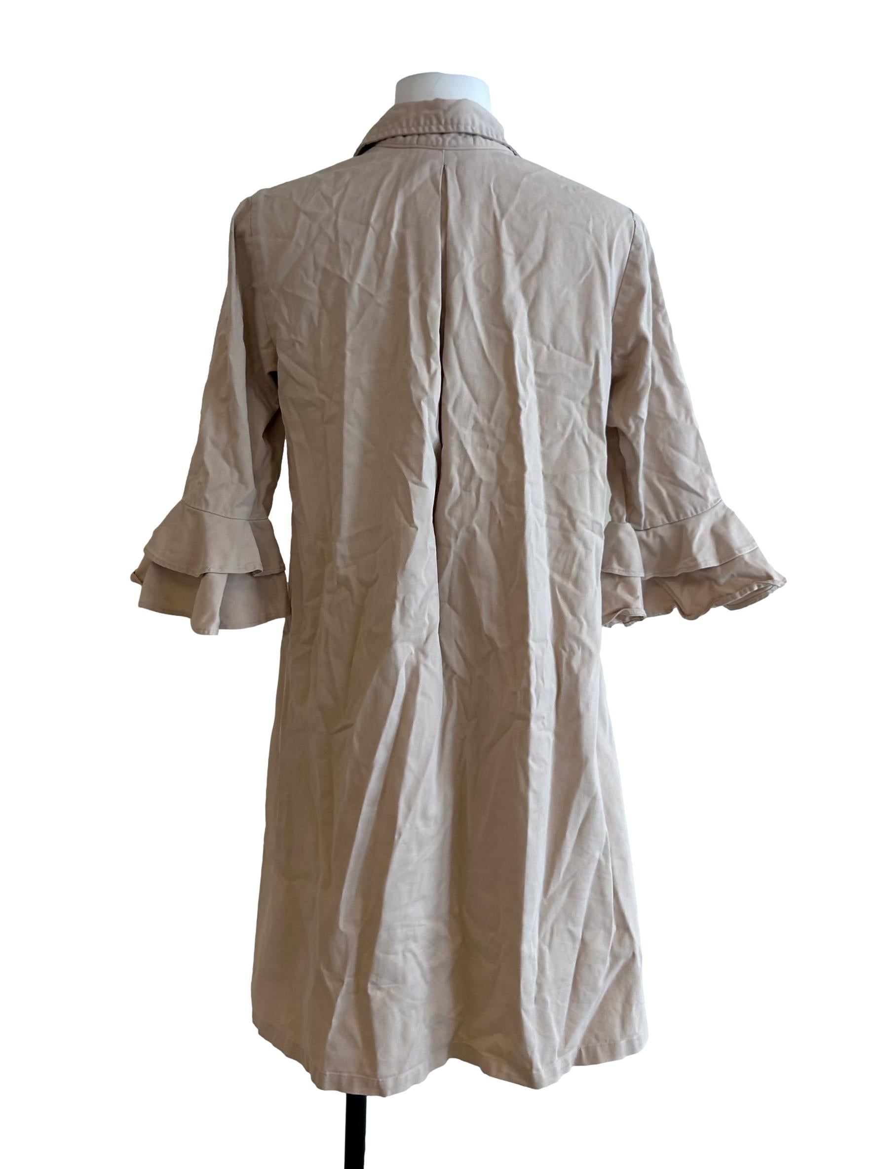 Beige Longline Dress