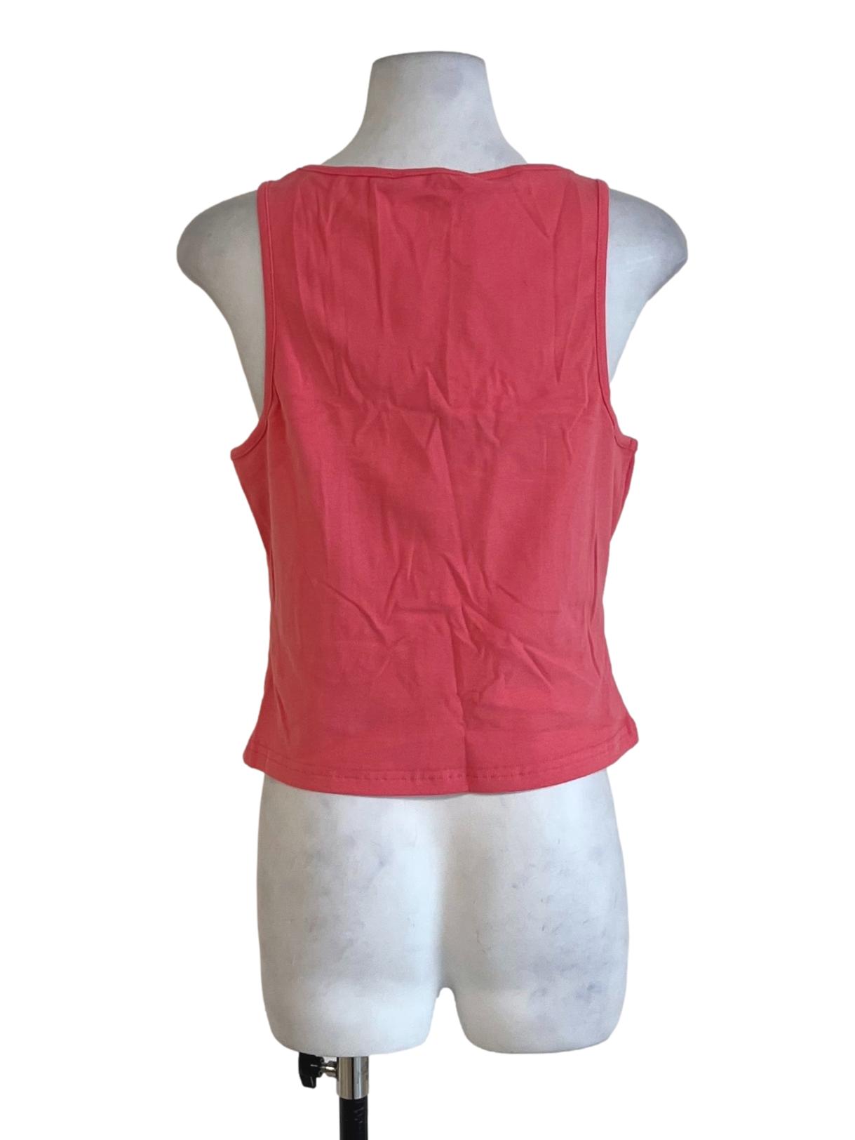 Pink Lexy Scoop Neck Padded Top
