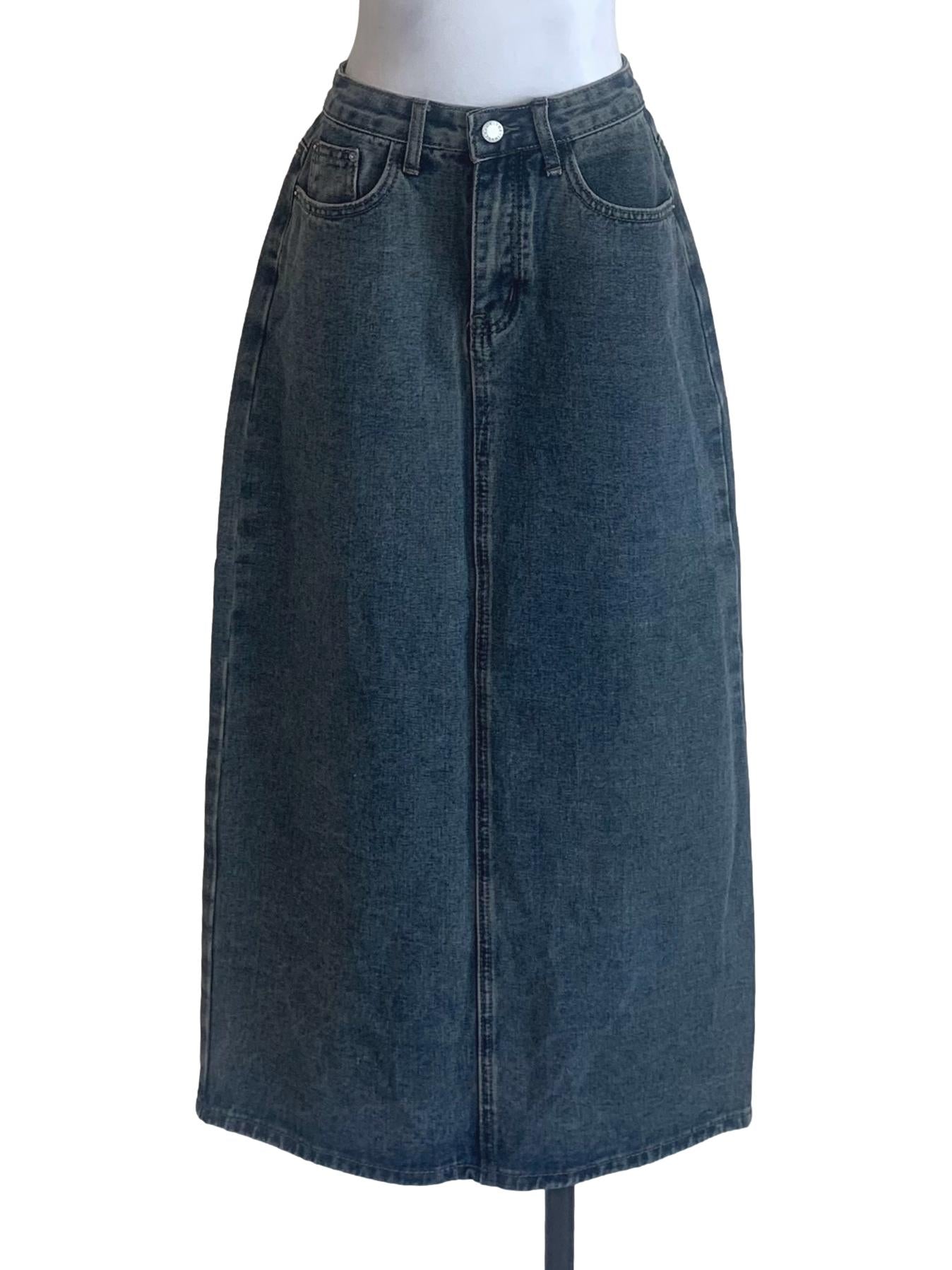 Spruce Blue Denim Skirt TTR