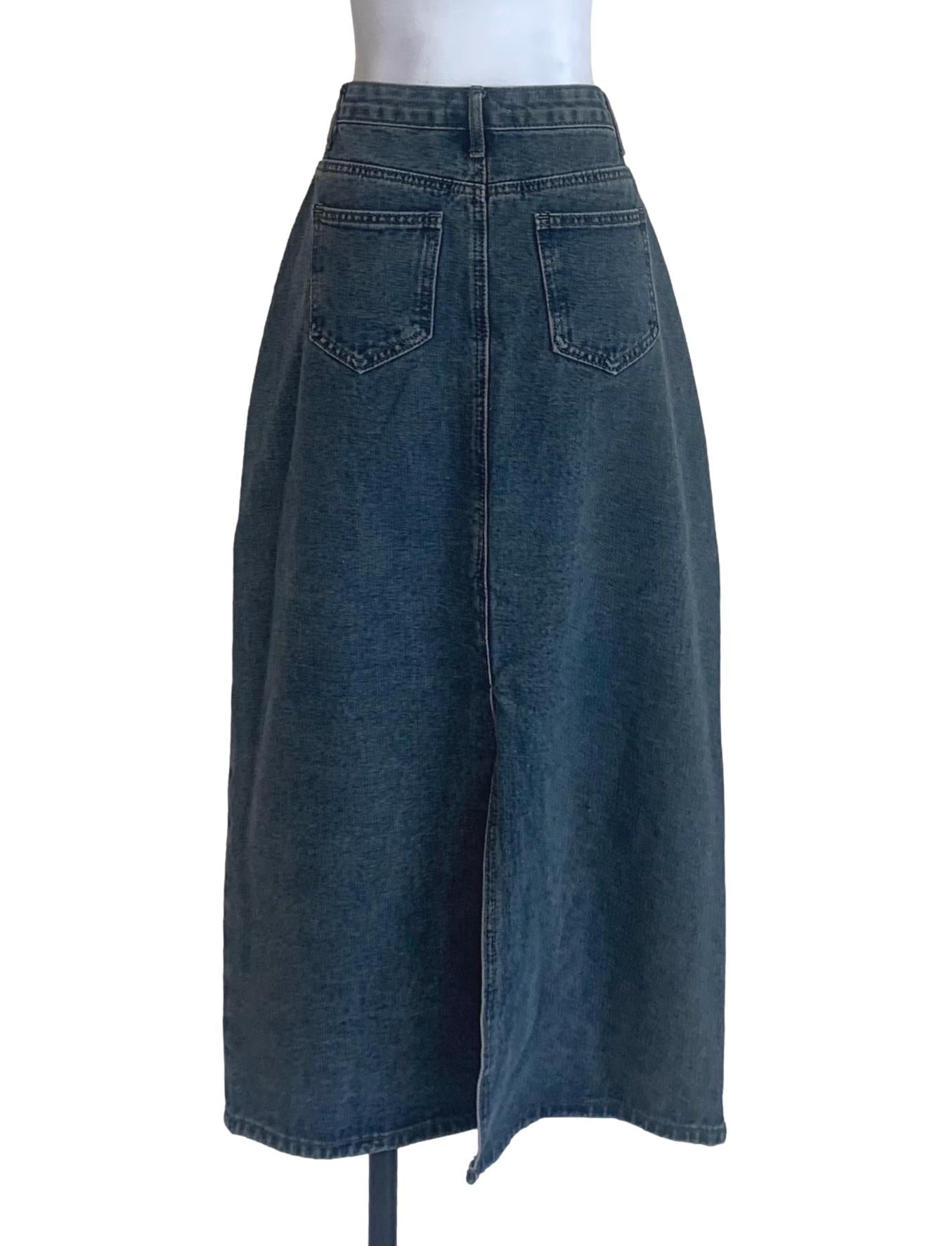Spruce Blue Denim Skirt TTR