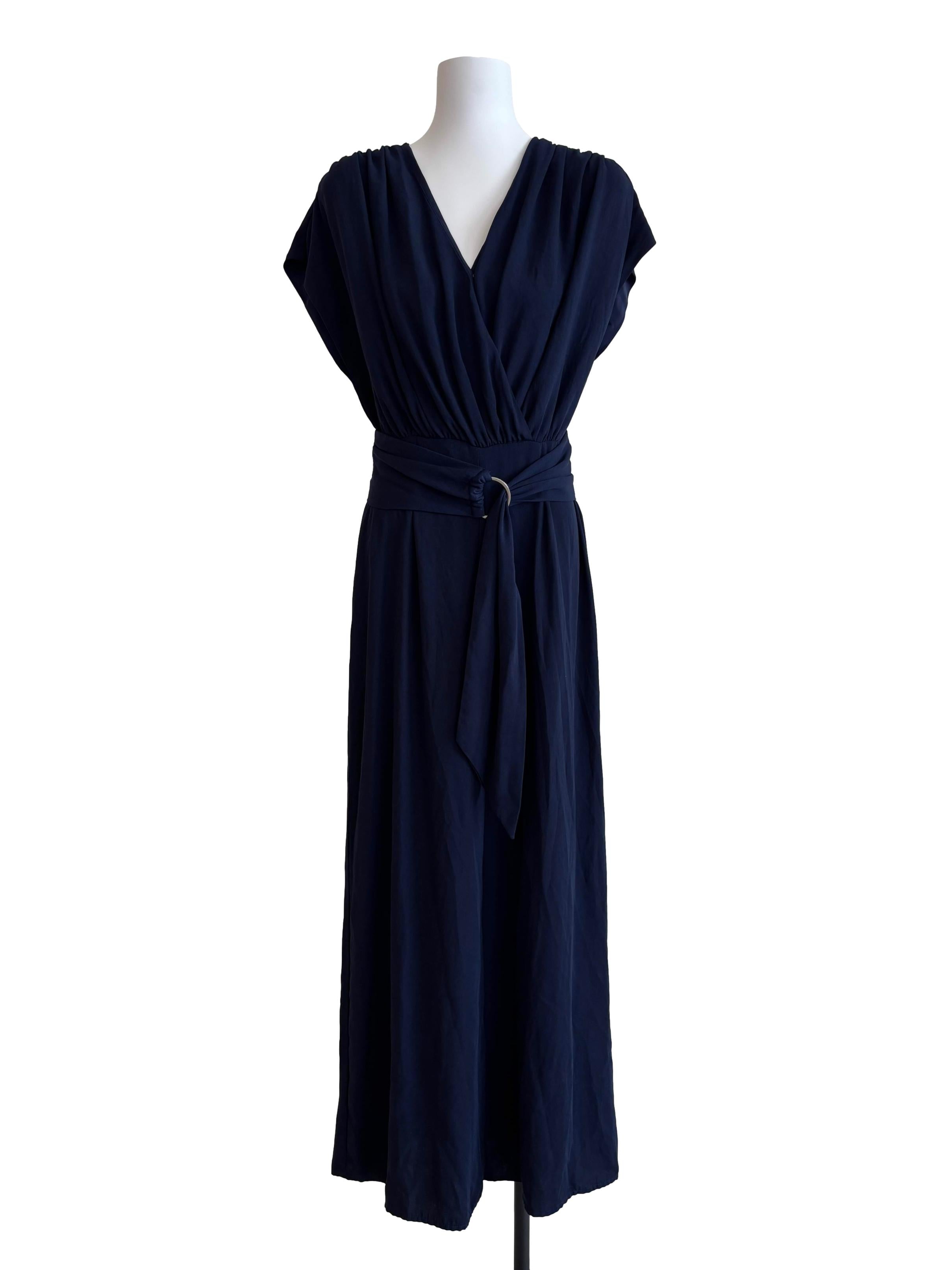 Midnight Blue Wide Jumpsuit