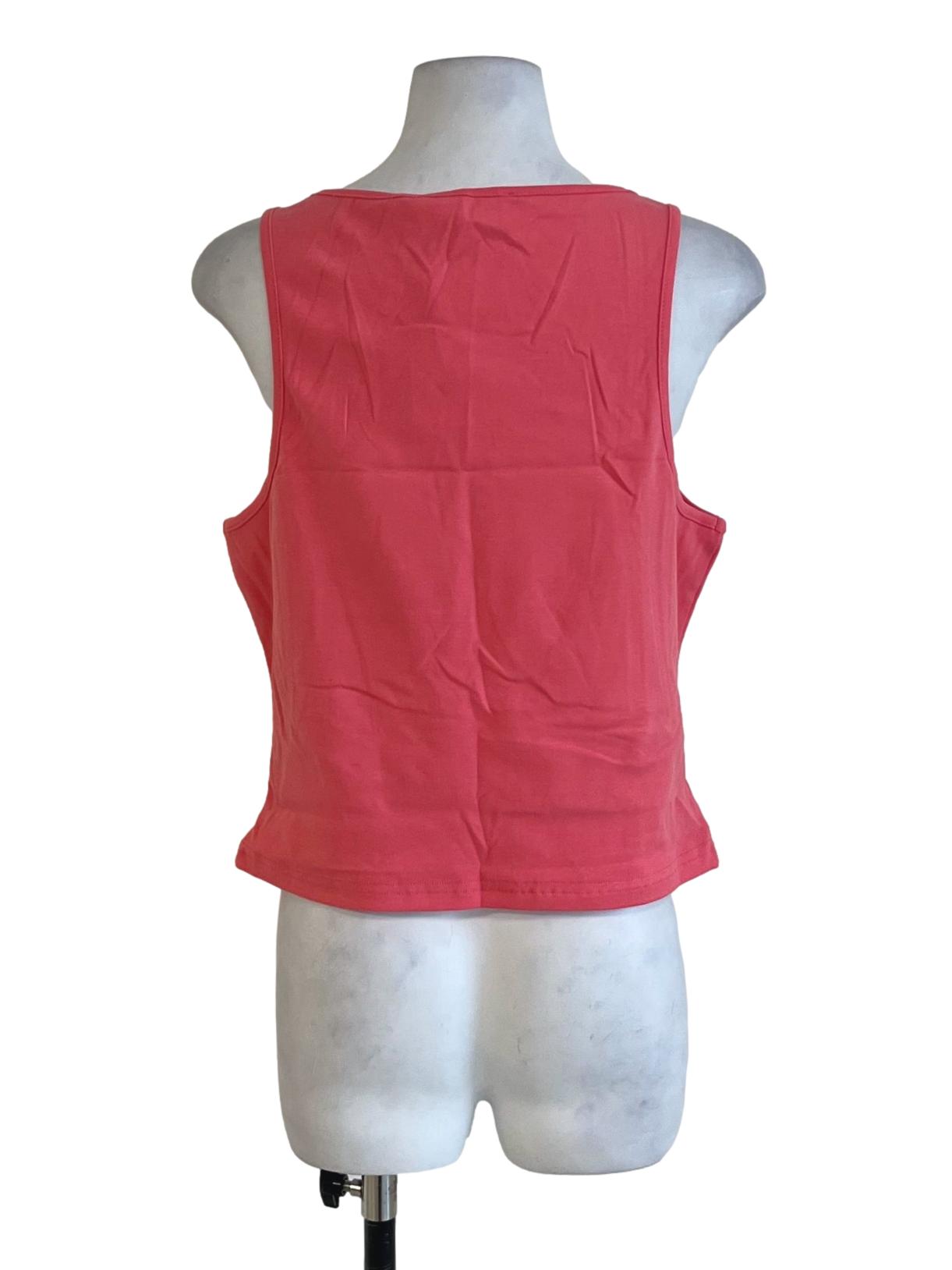 Pink Lexy Scoop Neck Padded Top