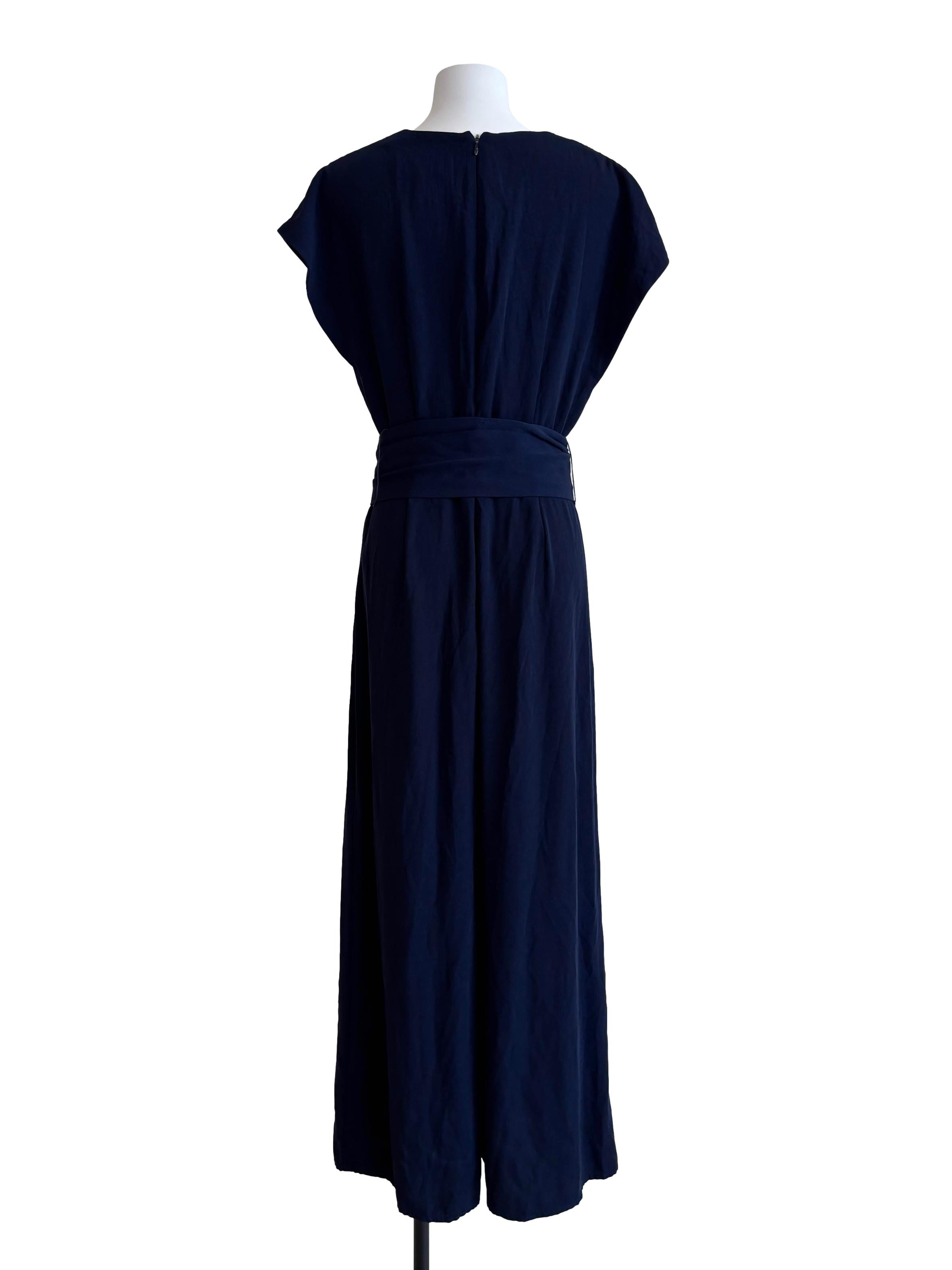 Midnight Blue Wide Jumpsuit