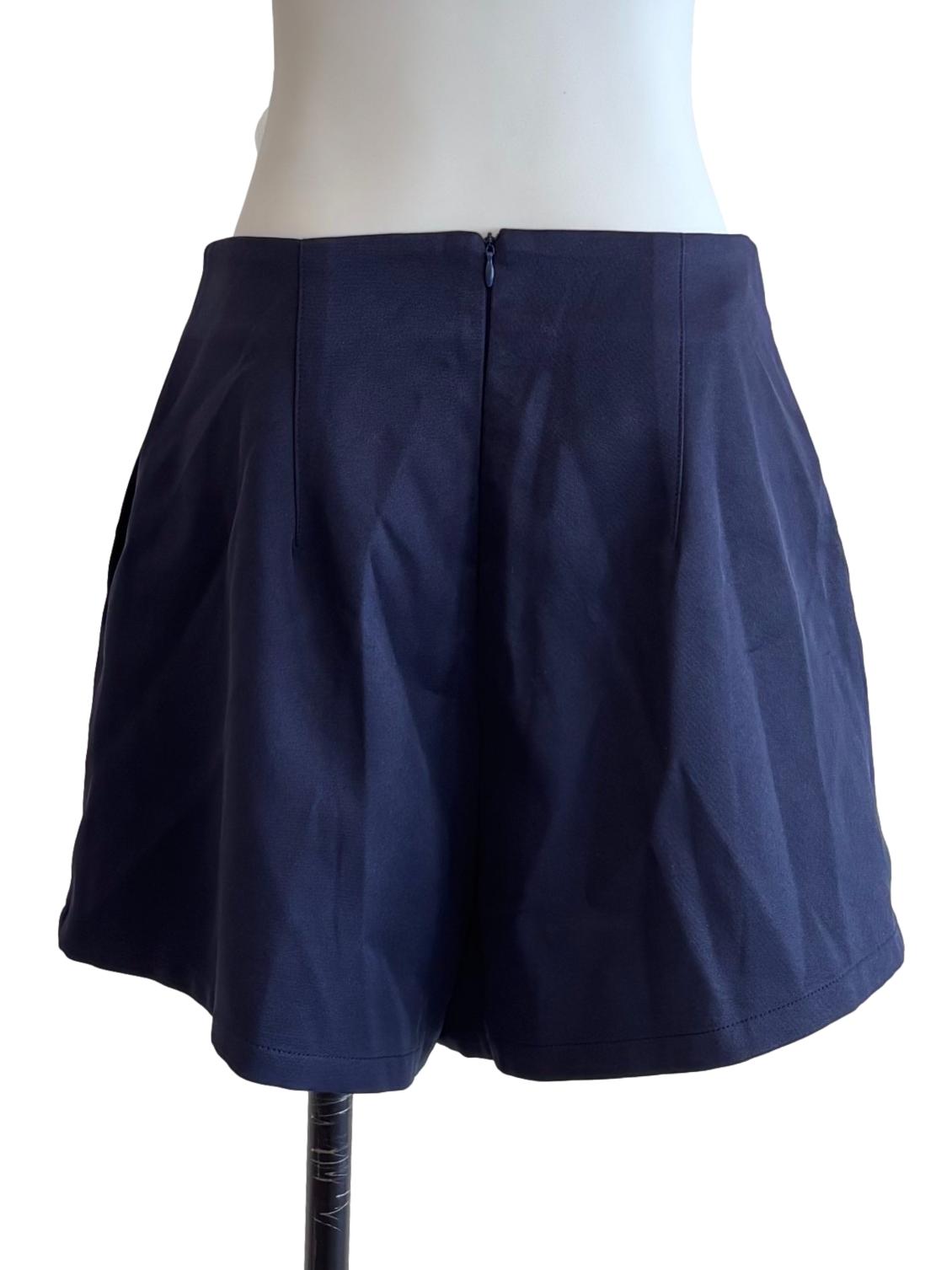 Admiral Blue High Waisted Shorts