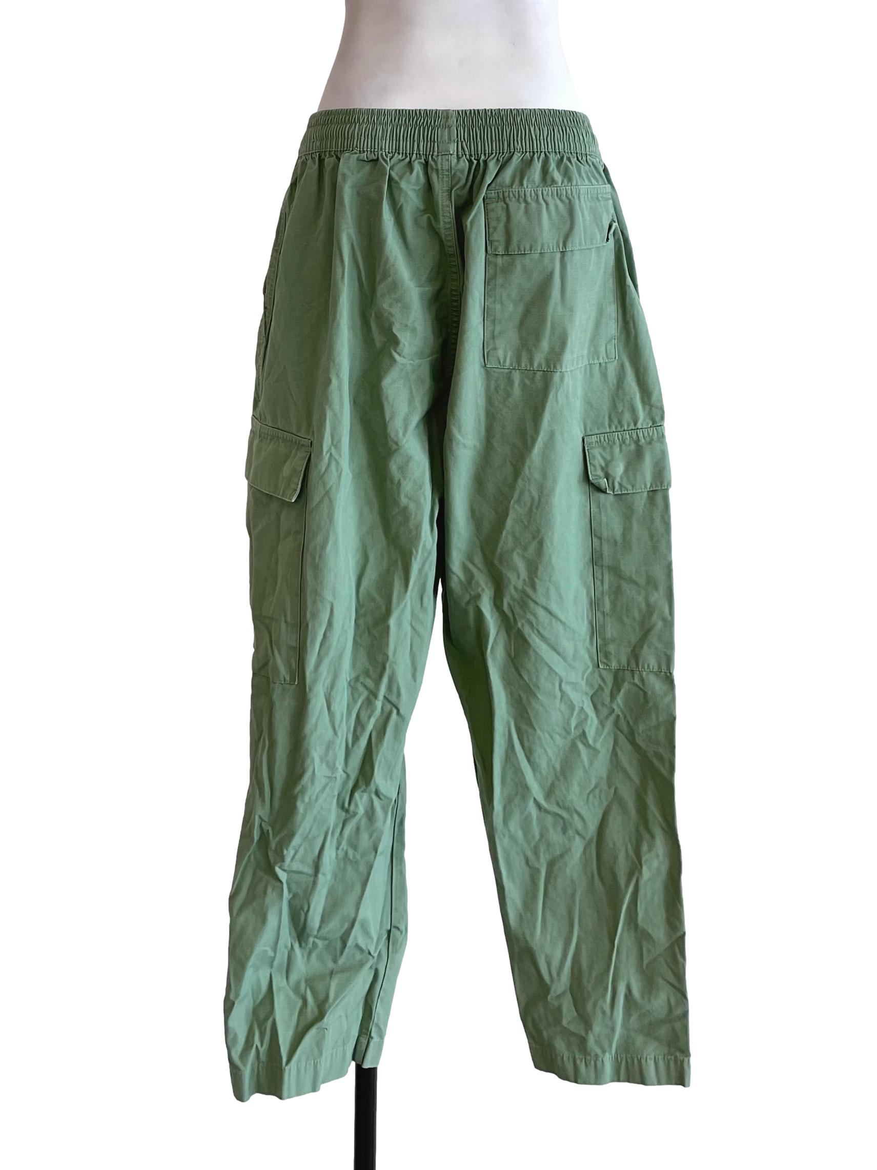 Dull Green Cargo Pants