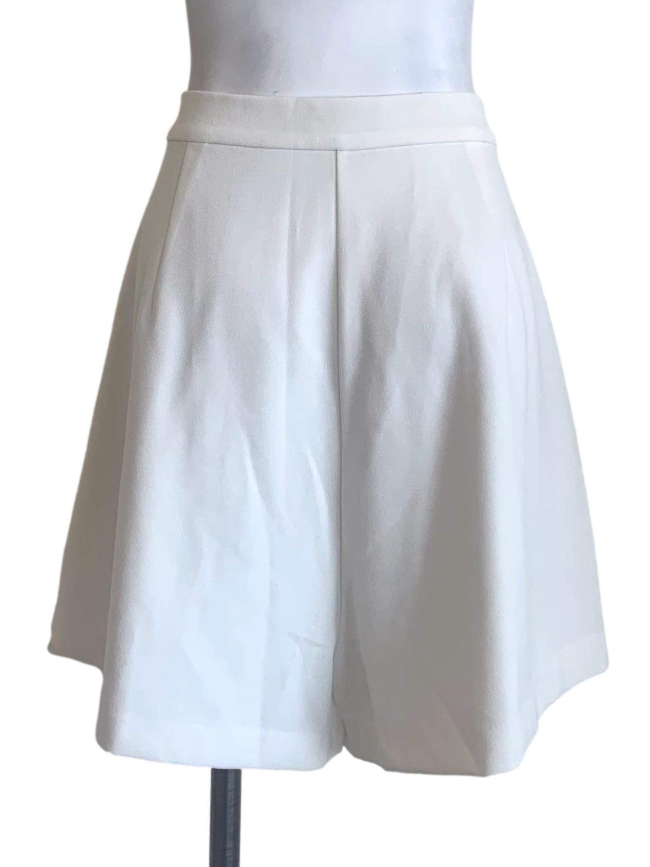Chiffon White Loose Shorts LB