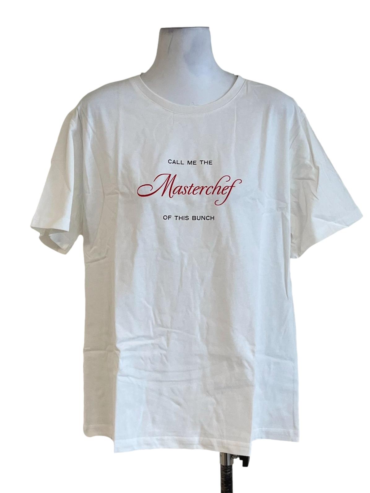 White Personali-Tees - Masterchef